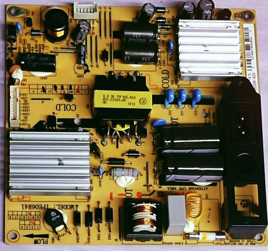 MICROMAX 40T2810FHD POWER SUPPLY BOARD, SMPS BOARD#wb29 image 4