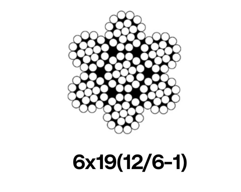 Steel Wire Rope 6×19M (12/6-1) image 3