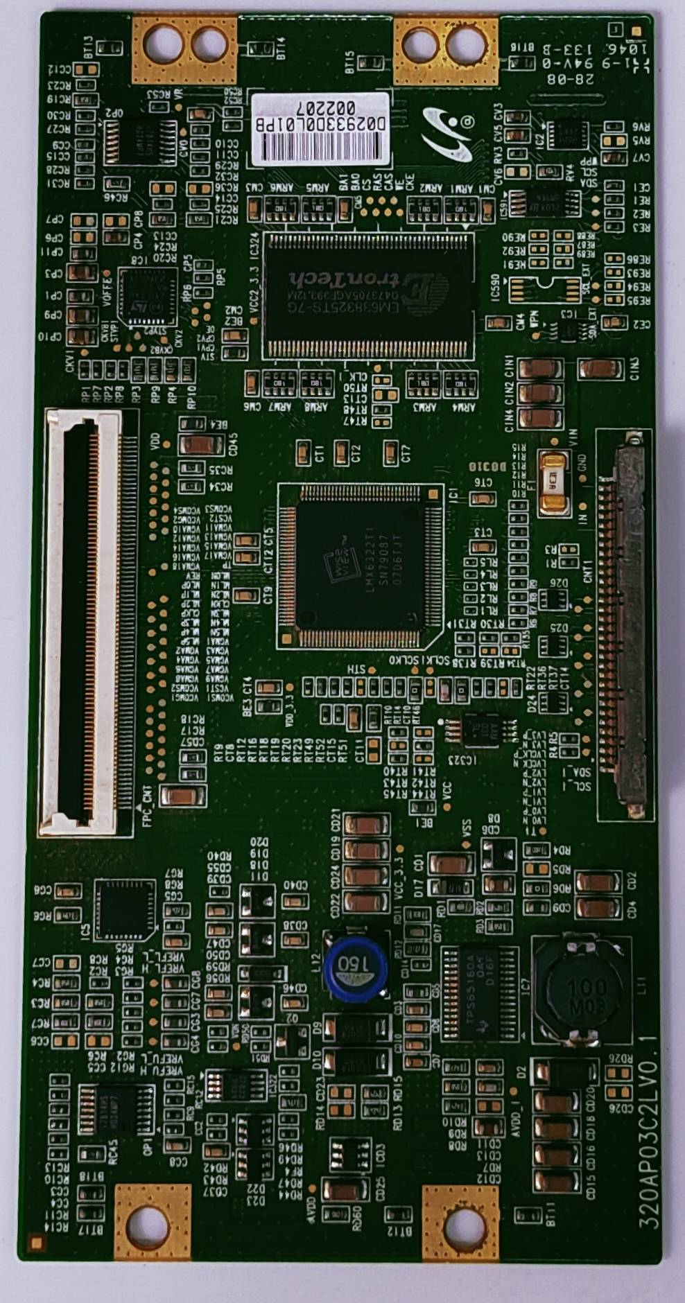 ONIDA LCO32LXMSHLOOL LED TV FHD TCON PART NUMBER 320AP03C2LV0.1 image 2