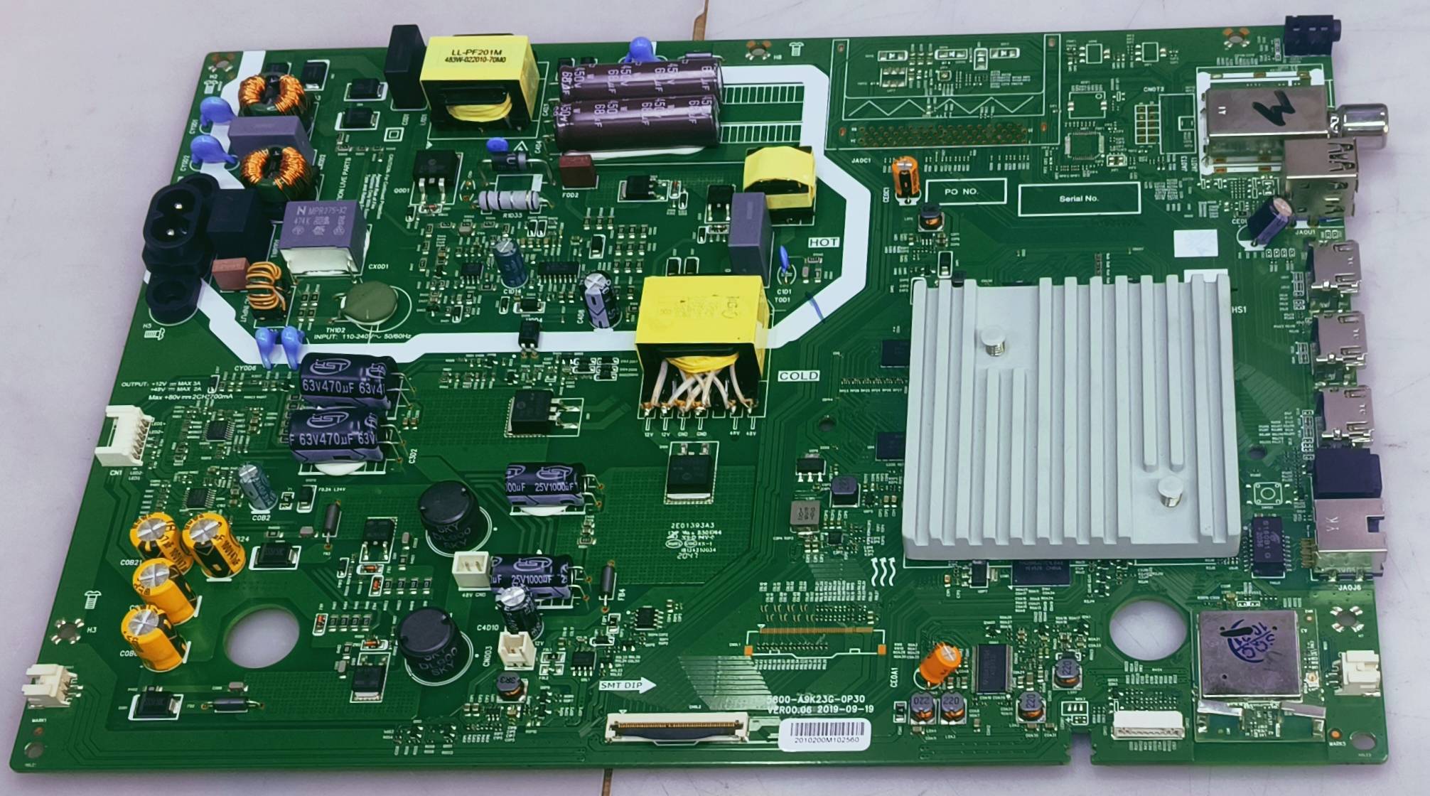 MOTOROLA NEW 4K ANDROID MOTHER BOARD MODEL NUMBER 55SAUHDM image 5