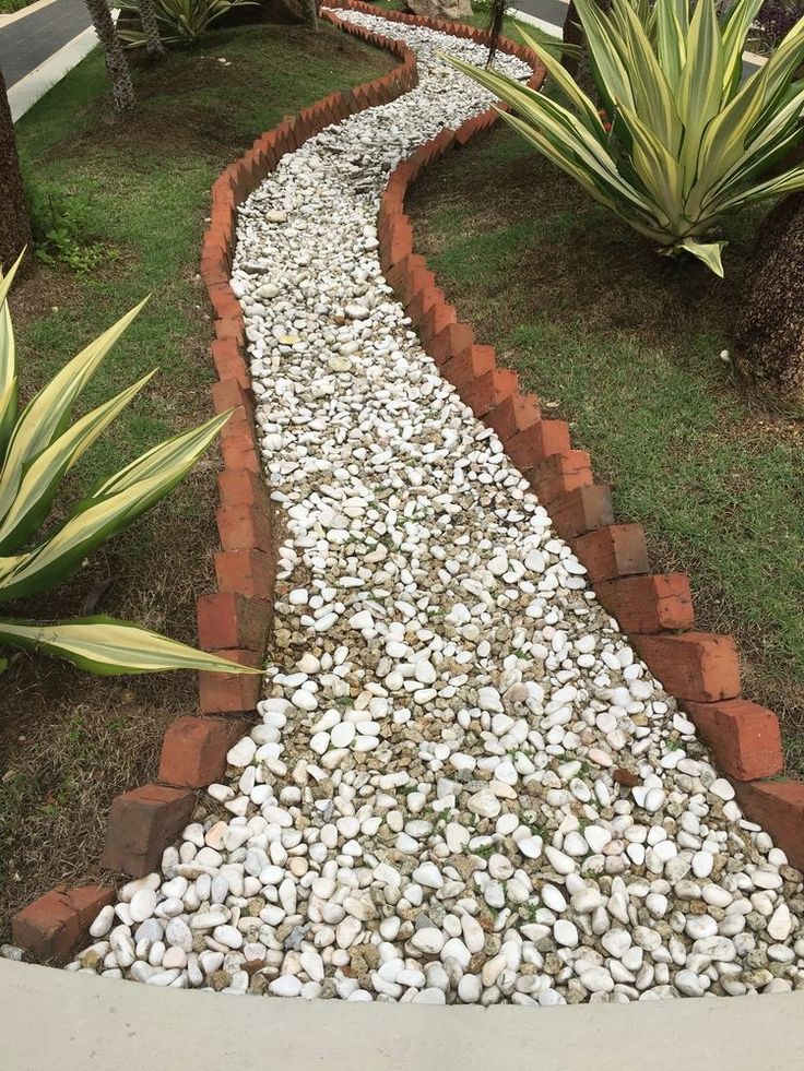 Backyard Stone Pathway Landscaping Chennai image 5