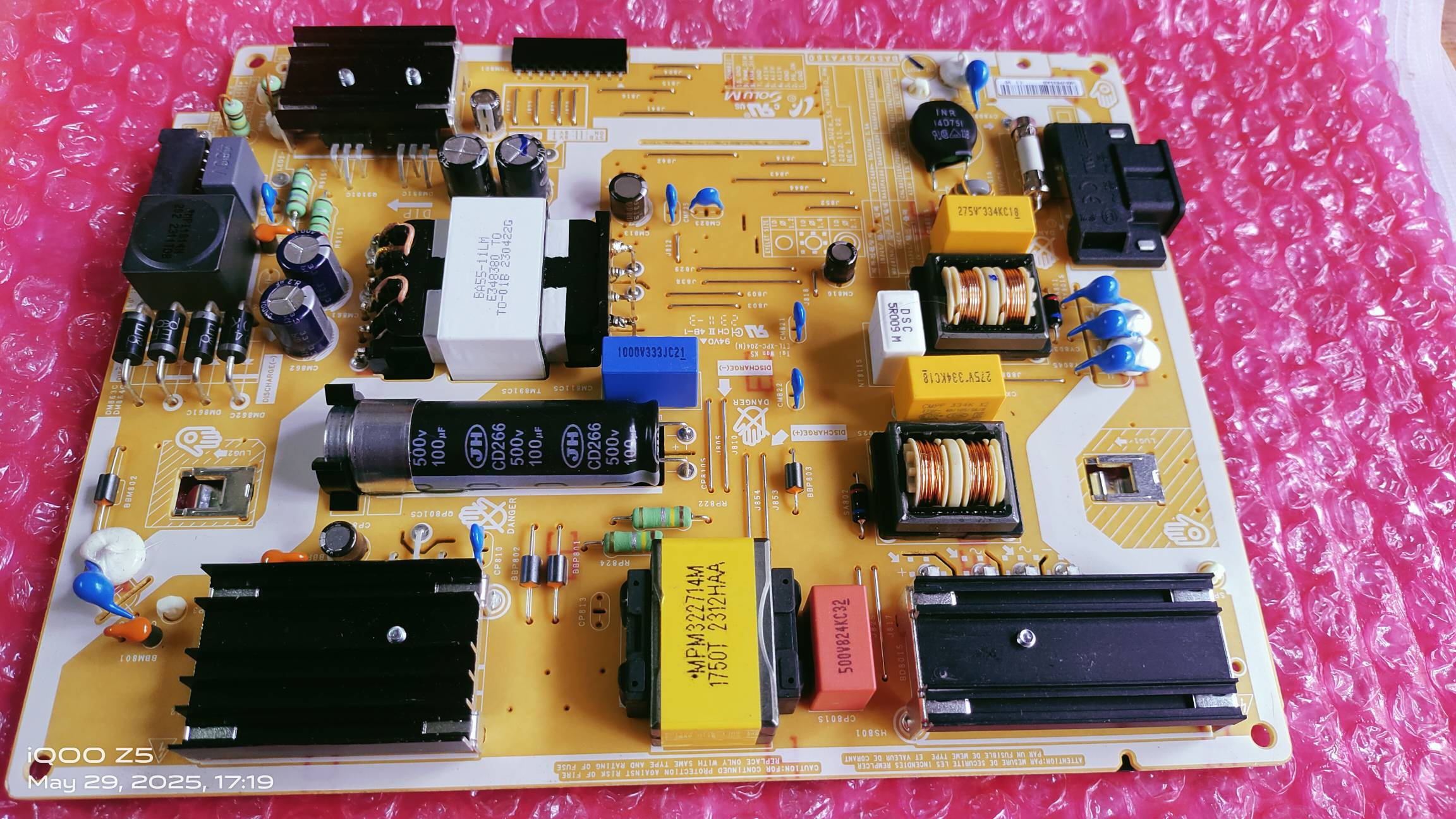 Samsung UA55AU7700KLXL , UA55AUE70AKLXL , 4k SMPS , 4k POWER Board  , 4k POWER SPPLY #WB05 image 2