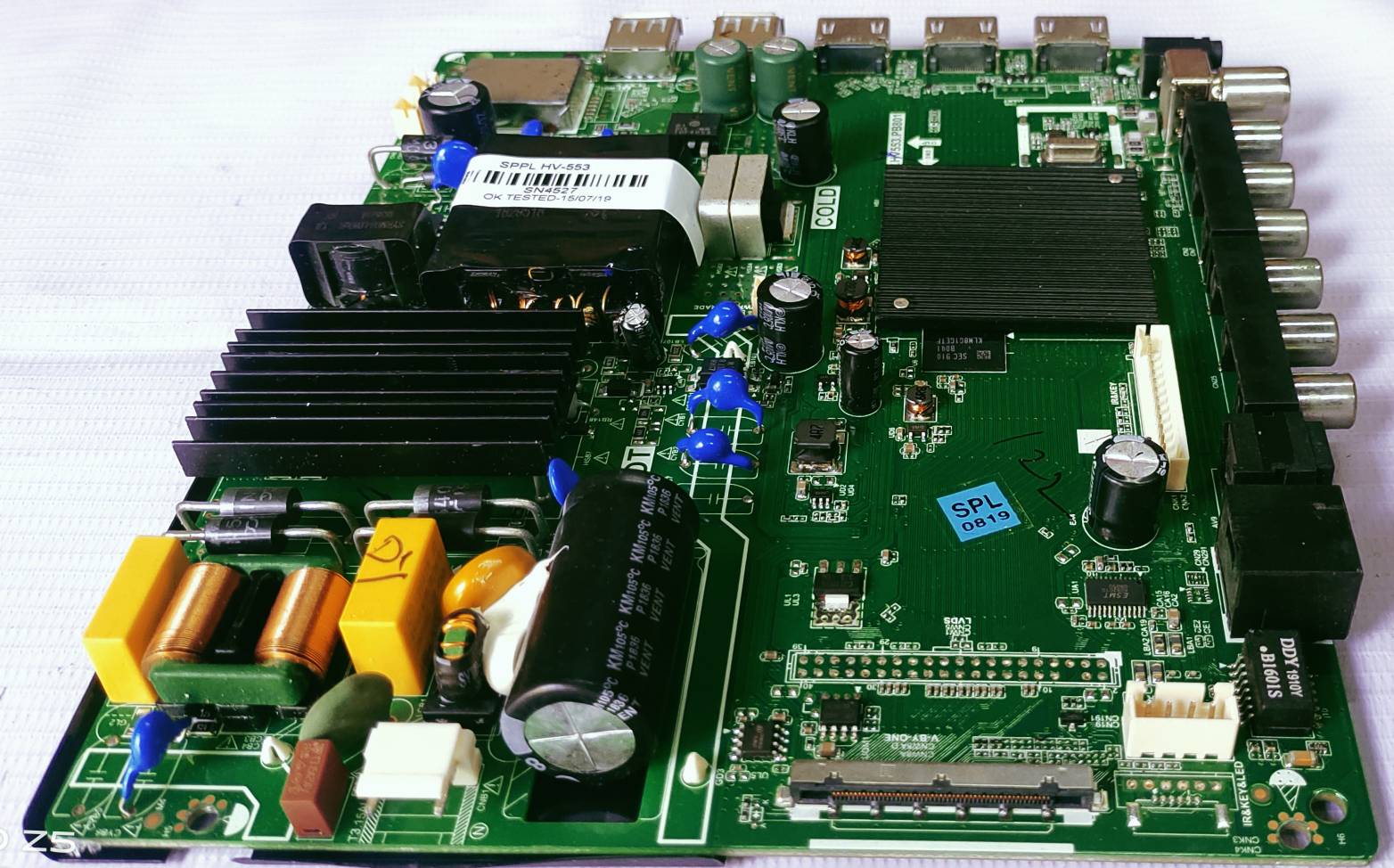 THOMSOn 43TH6000 4k TP.HV553. PB801 Android Main Board, Mother Board #wb26 image 2
