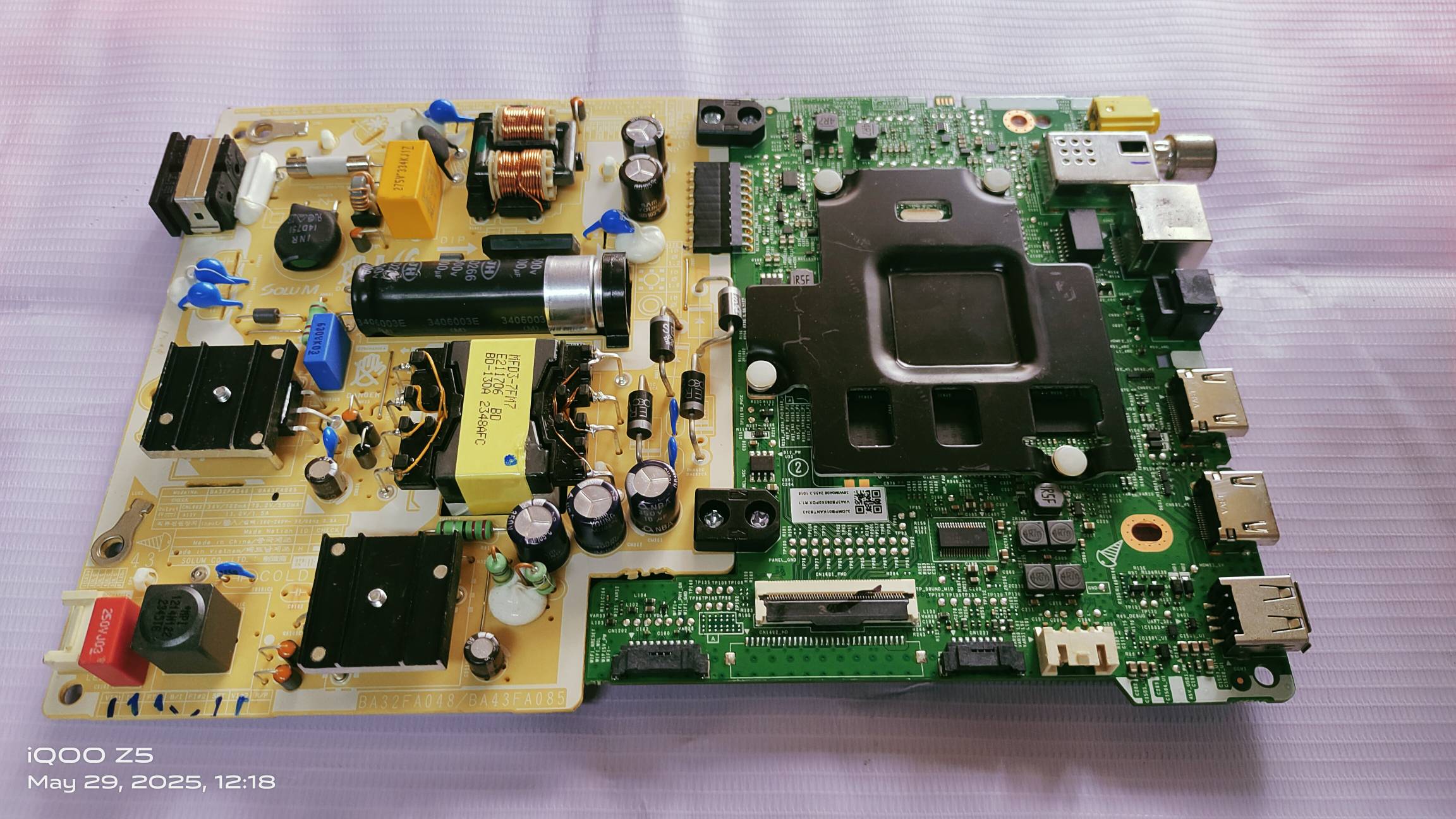 Sumsung UA43T5310BKXXL , UA43T5410AKXXL , UA43T5310AKXXL , UA43T5410BKXXL ,  Android Main Board, Mother Board #WB02 image 6