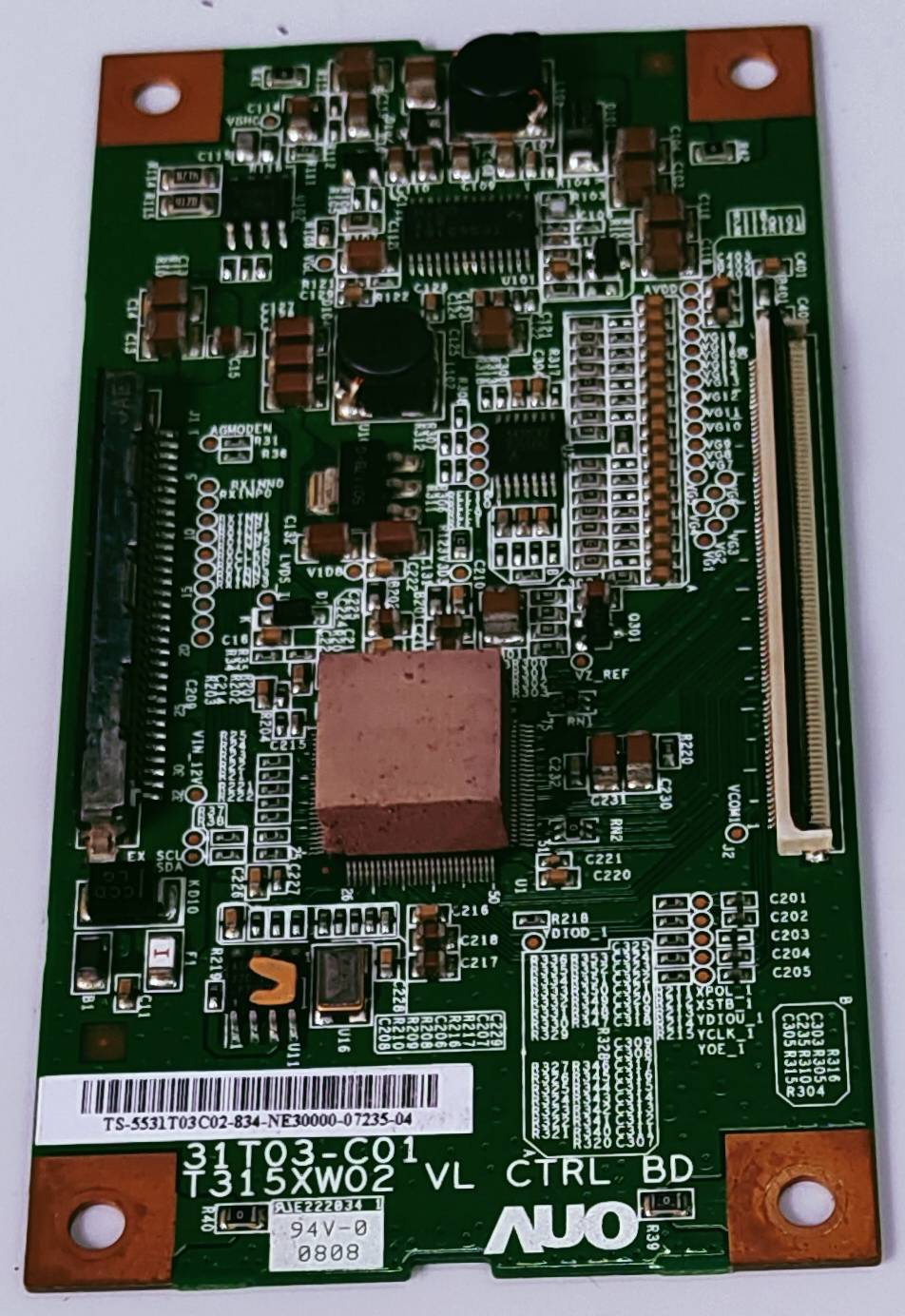SAMSUNG LA32C450EI LED TV TCON PART NUMBER 31 T03-C01  T315XW02  image 3