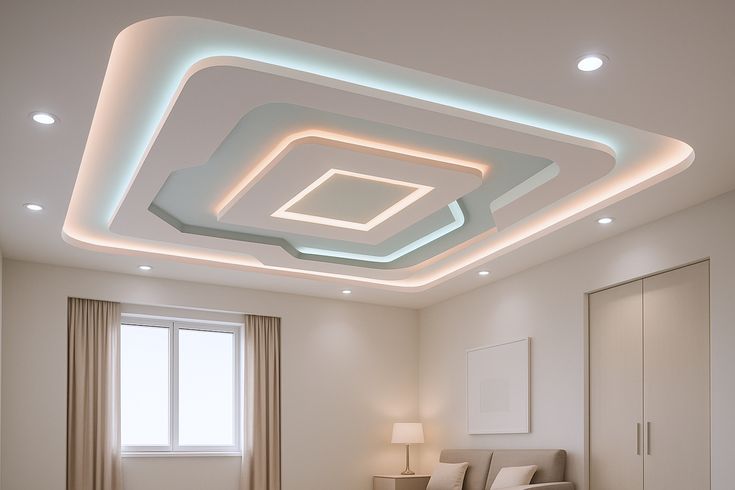 Premium Gypsum False Ceiling Work for Stylish Interiors image 4