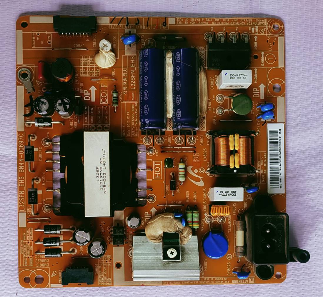 Samsung UA32H5700 Power Supply Board , SMPS Board, #Wb20 image 3