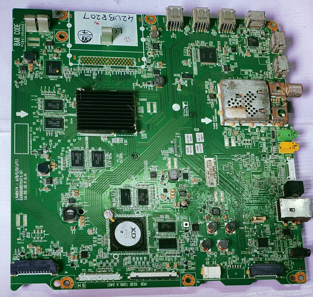 LG 4K 42UB820T ANDROID MOTHER BOARD, LED BOARD, MAIN BOARD #wb38 image 2