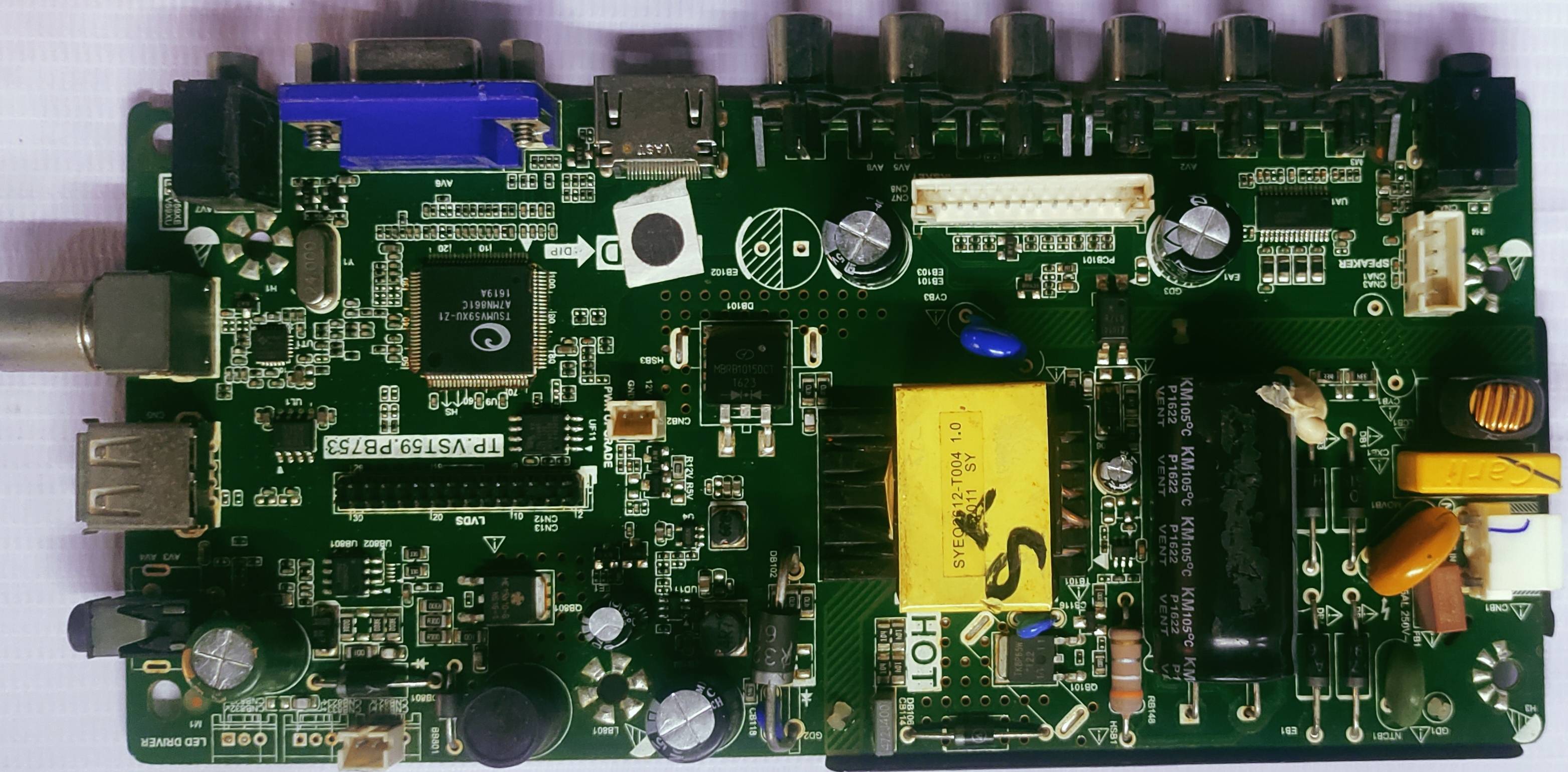 UNIVERSAL LED TP.VST59.PB753 Main Board #wb32 image 2