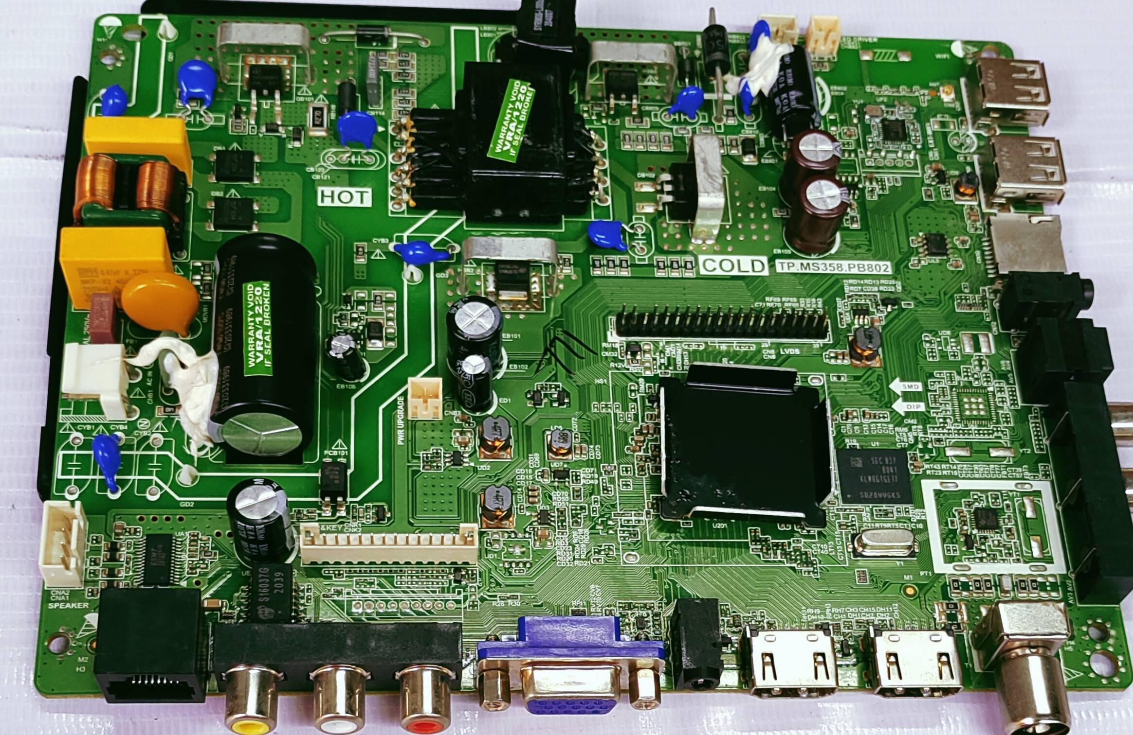 UNIVERSAL LED TP.MS358.PB802 Mother Board , Main Board #wb 36 image 3