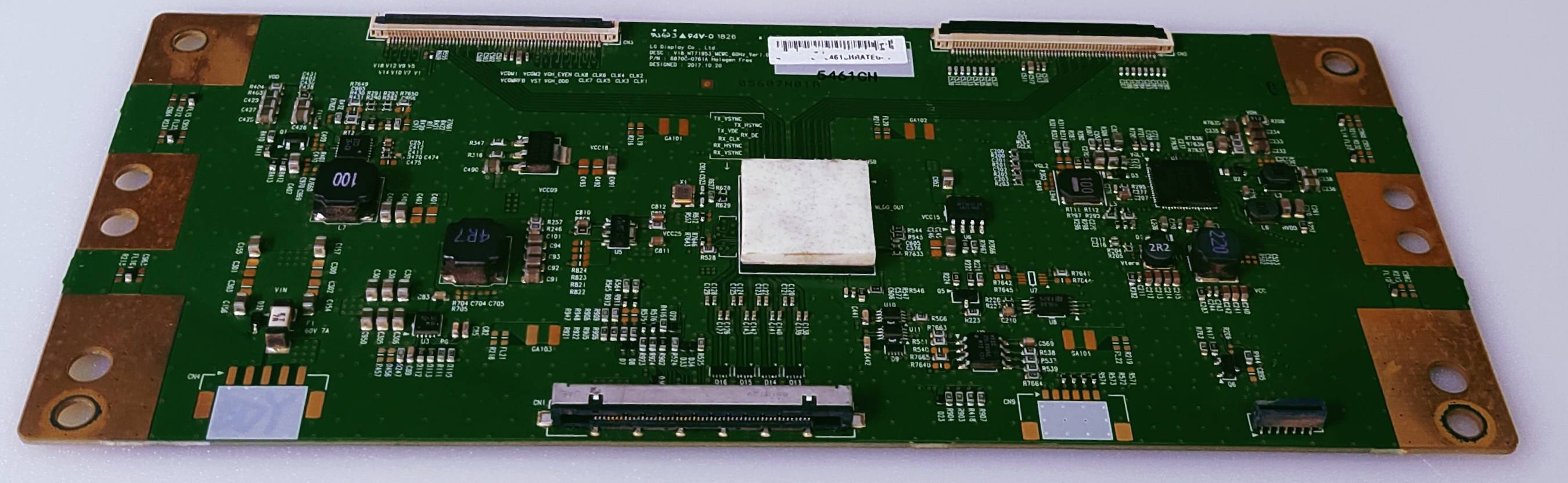SONY 49X7500F LED TV FHD TCON PART NUMBER DESC V18_NT71953_MEMC_60HZ_VER1.0  P/N 6870C-0761A
 image 6