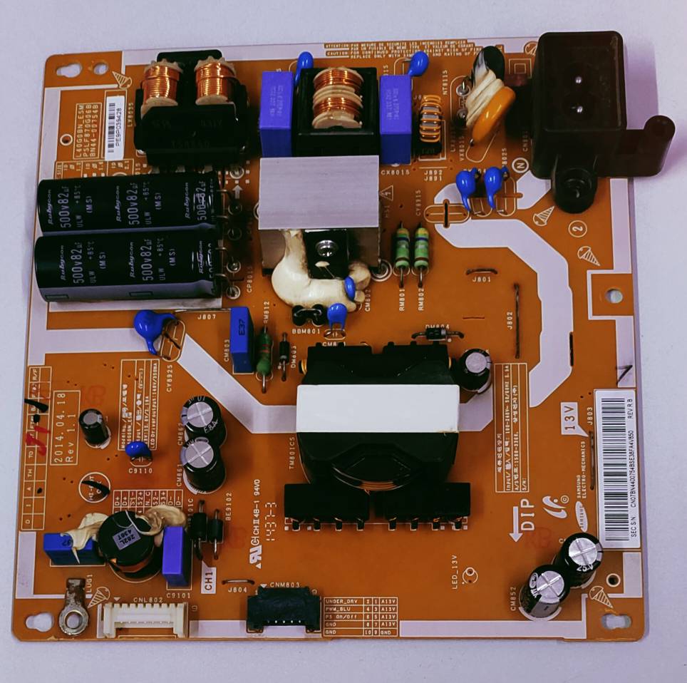 SAMSUNG LED TV UA40H4200AR Power Supply Board, SAMSUNG LED TV UA40H4200AR Smps Board, SAMSUNG LED TV UA40H4200AR Power Supply PCB Board, #wb50 image 6