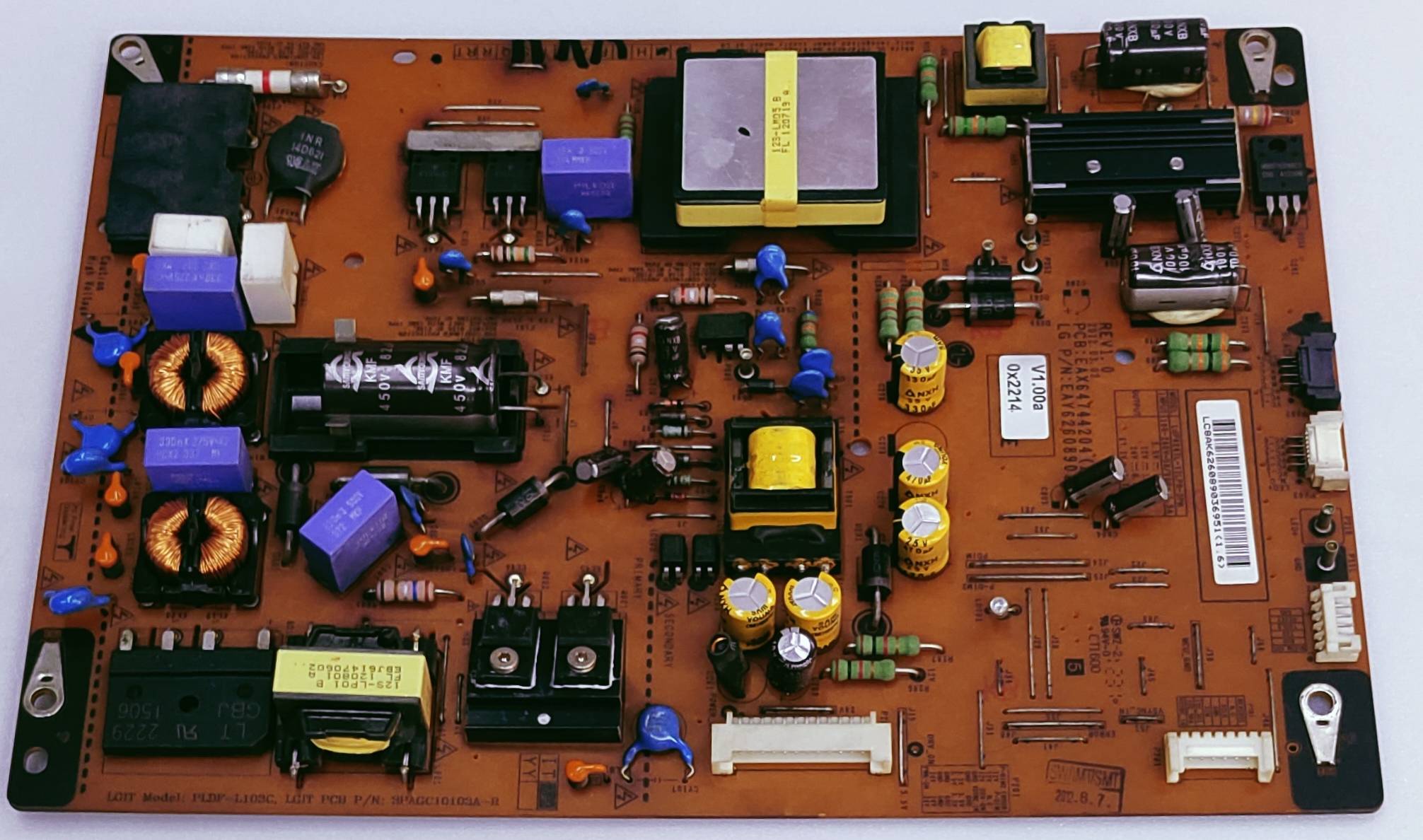 LG LED TV 42LM6410 POWER SUPPLY BOARD image 4