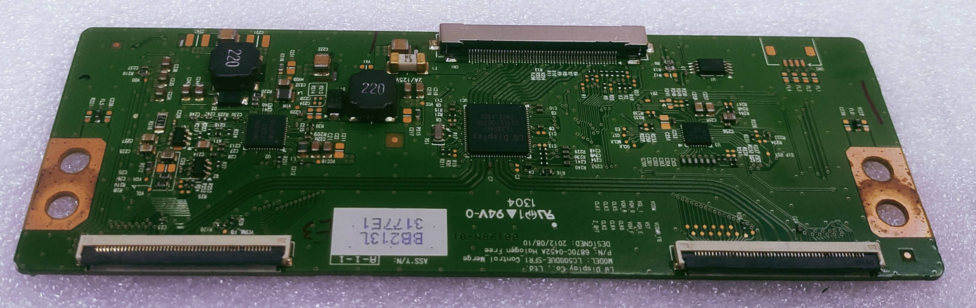 SAMSUNG LA32D450 LED TV TCON PART NUMBER.6870C-0452A image 4