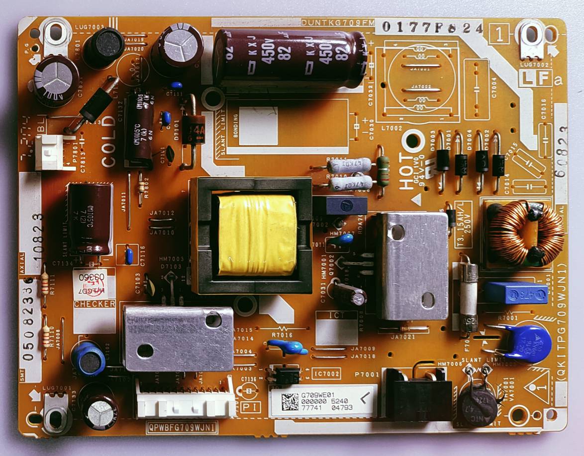 SHARP LC-32LE185M Power Supply Board, SMPS Board, #wb42 image 2