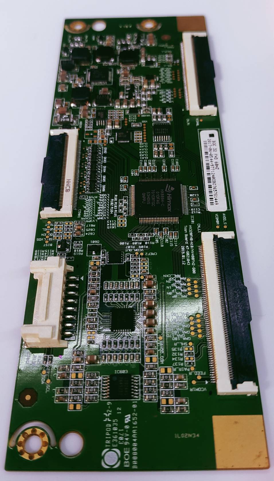 SAMSUNG UA32K5300 FHD TCON PART NUMBER.HV320FHB-N10/HV480FH2-600 image 3