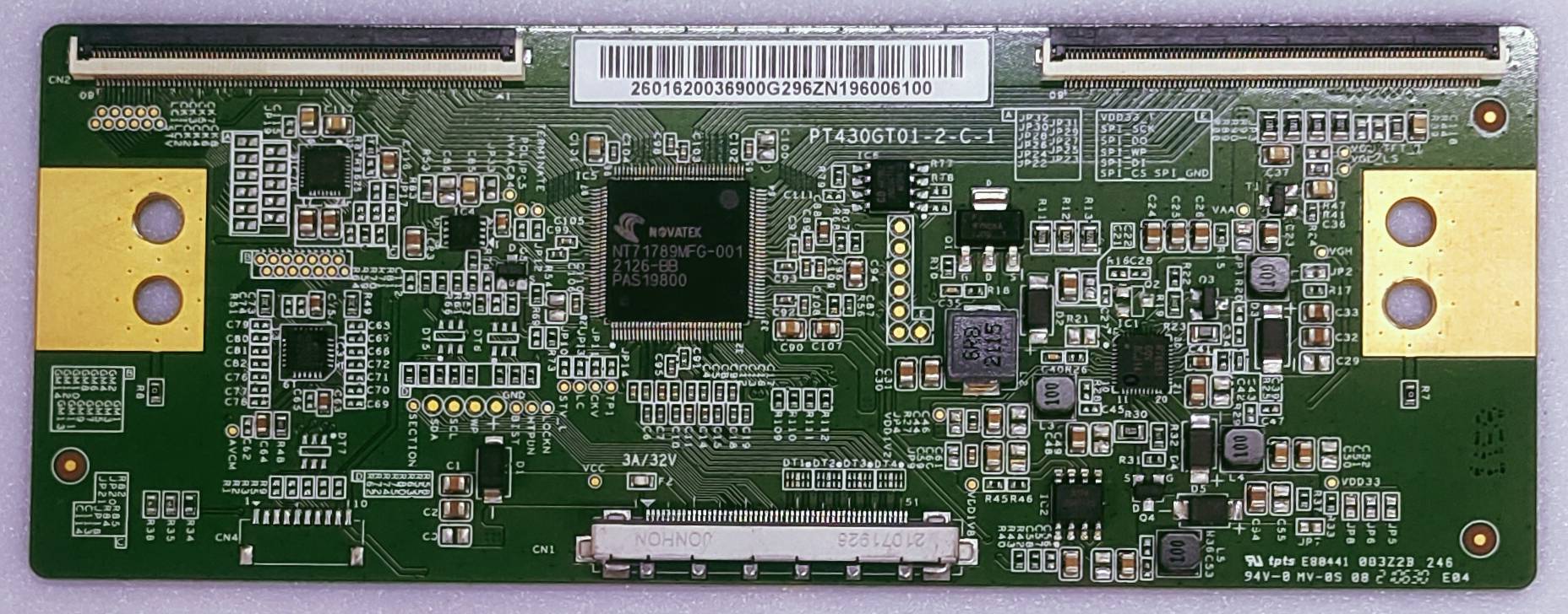 SAMSUNG UA43AU7600KXXL LED TV 4K TCON PART NUMBER PT430GT01-2-C-1 image 5