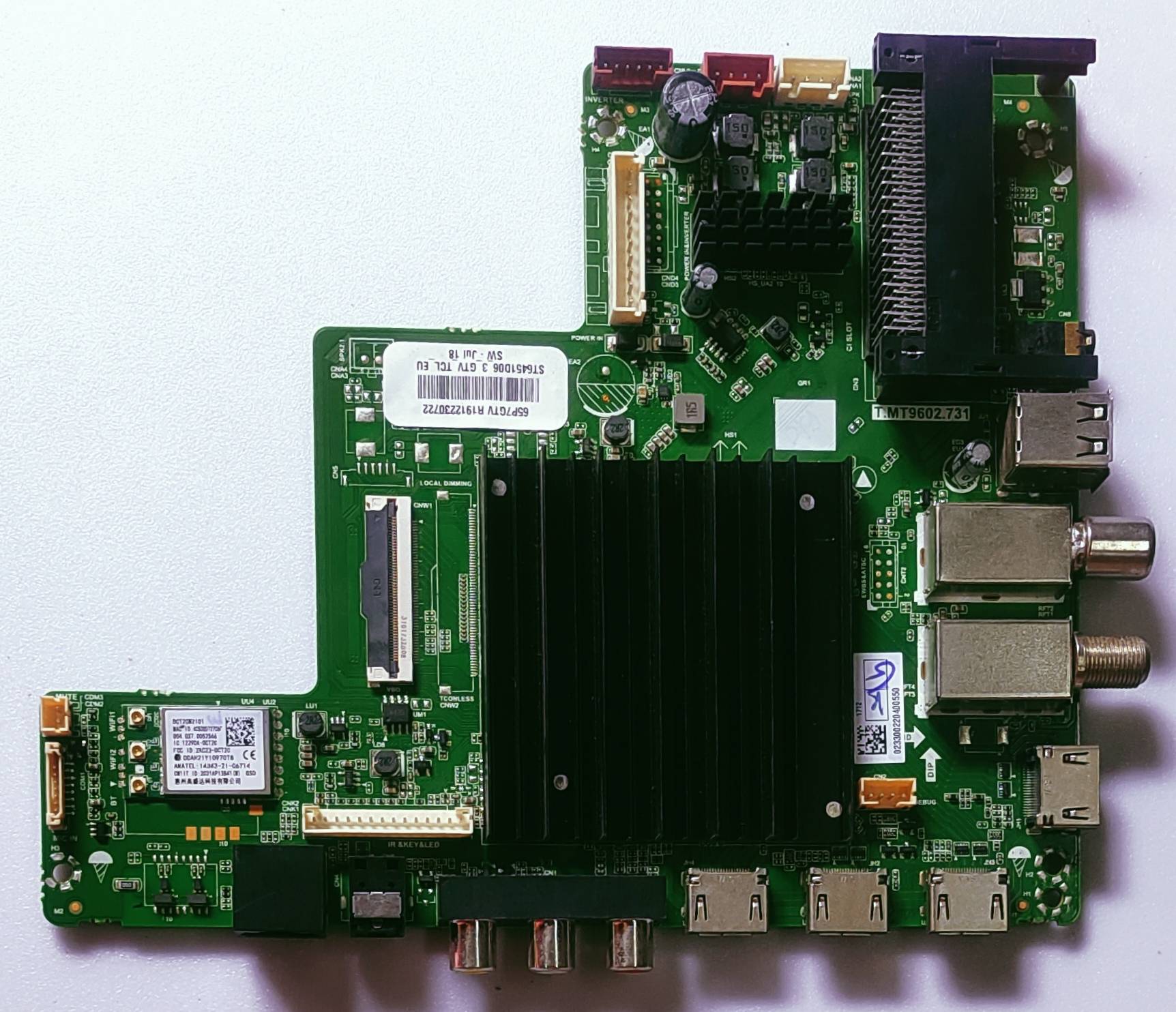 HAIRE 65P7GT 4K GOOGLE ANDROID TV NEW MOTHER BOARD image 2