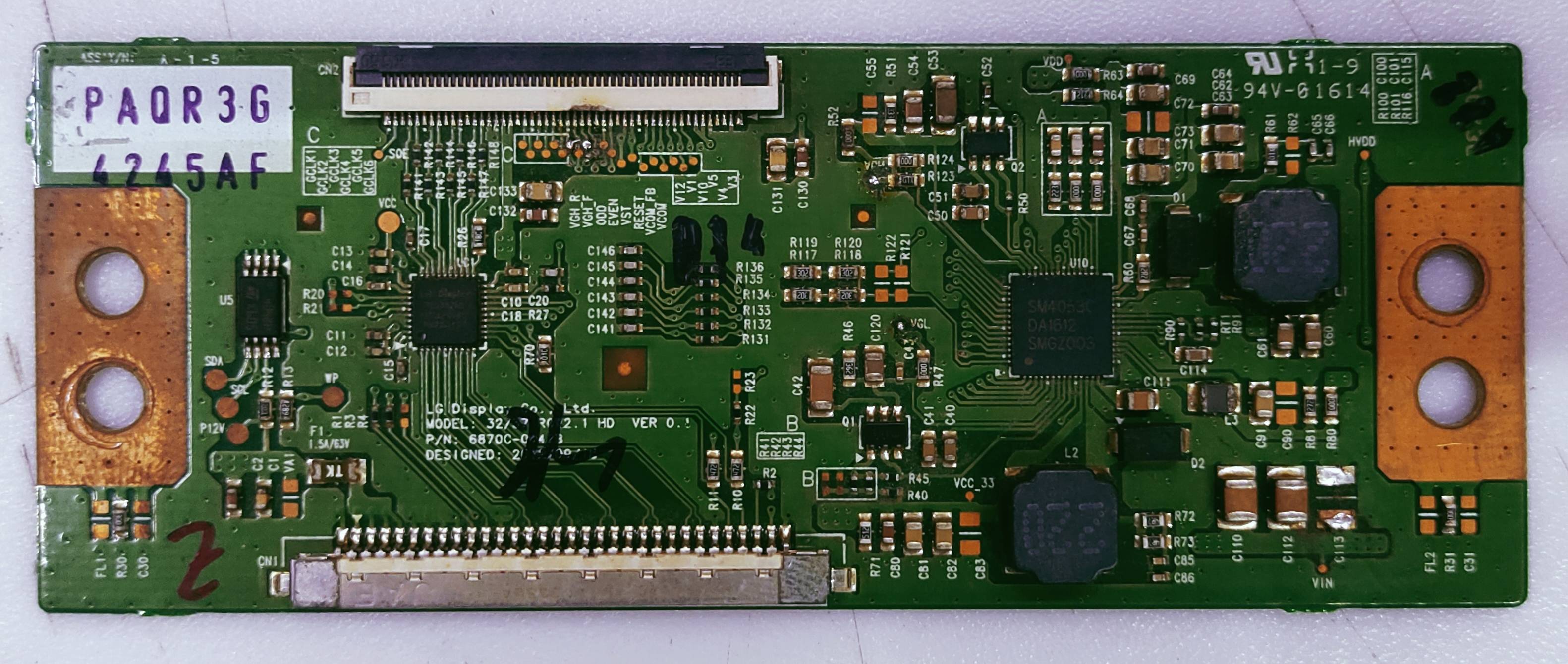 VIDEOCON TVR32HH0ZF2 LED TV FHD TCON PART NO.PA0R3G- 4245AF image 5