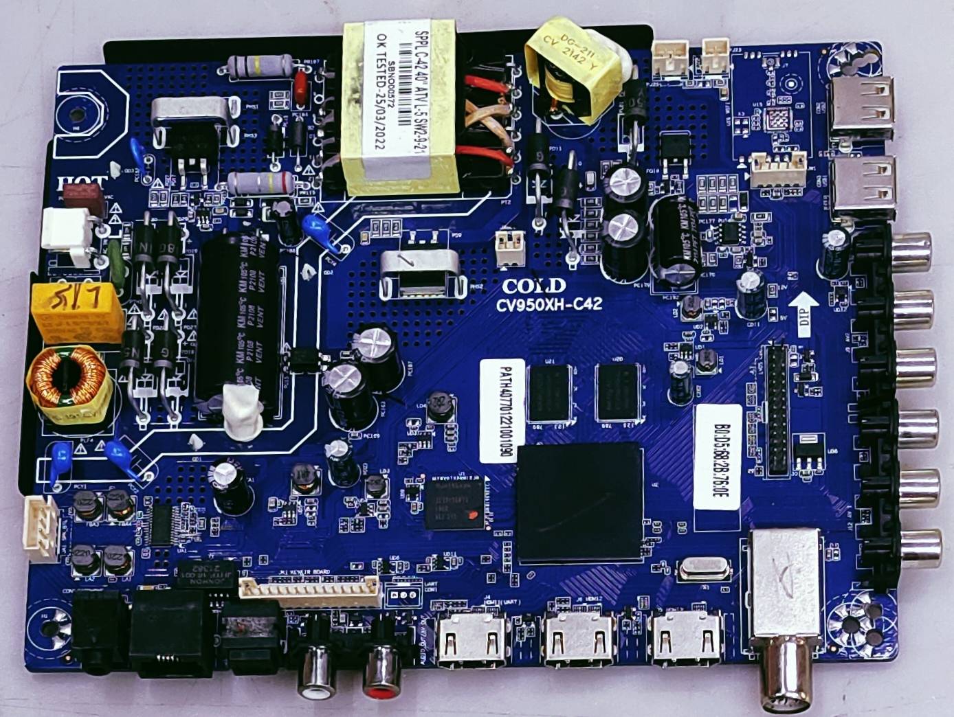 KODAK 43" FHD ANDROID MOTHER BOARD NUMBER CV950XH-C42 image 4