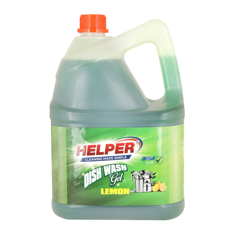 Dish Wash Gel ,Lemon (Green)-5 Liter Can image 2