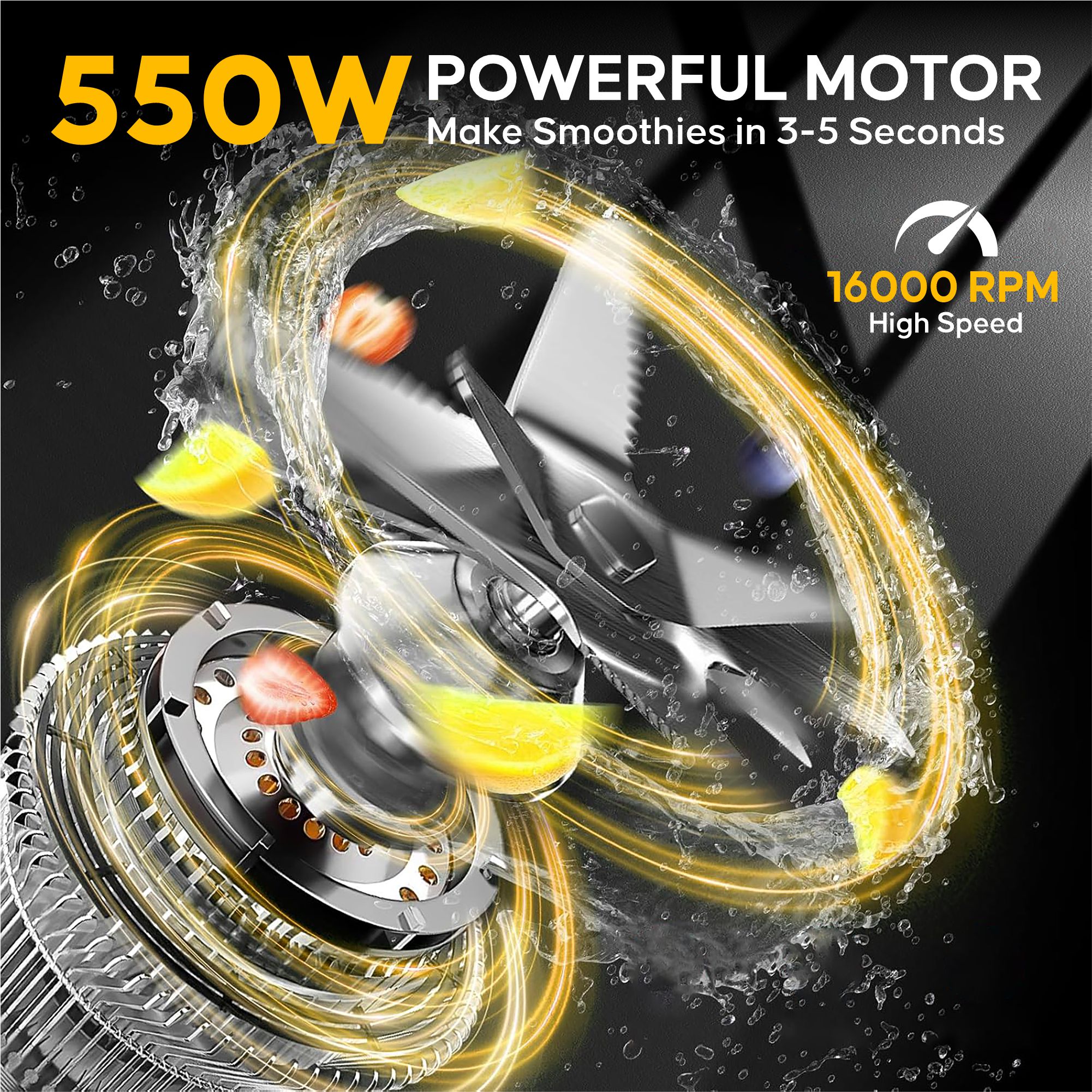 BOOSTER Powerful 750 W Juicer Mixer Grinder (Ciko_Mixer | 3 Jars | Yellow, Black) image 2