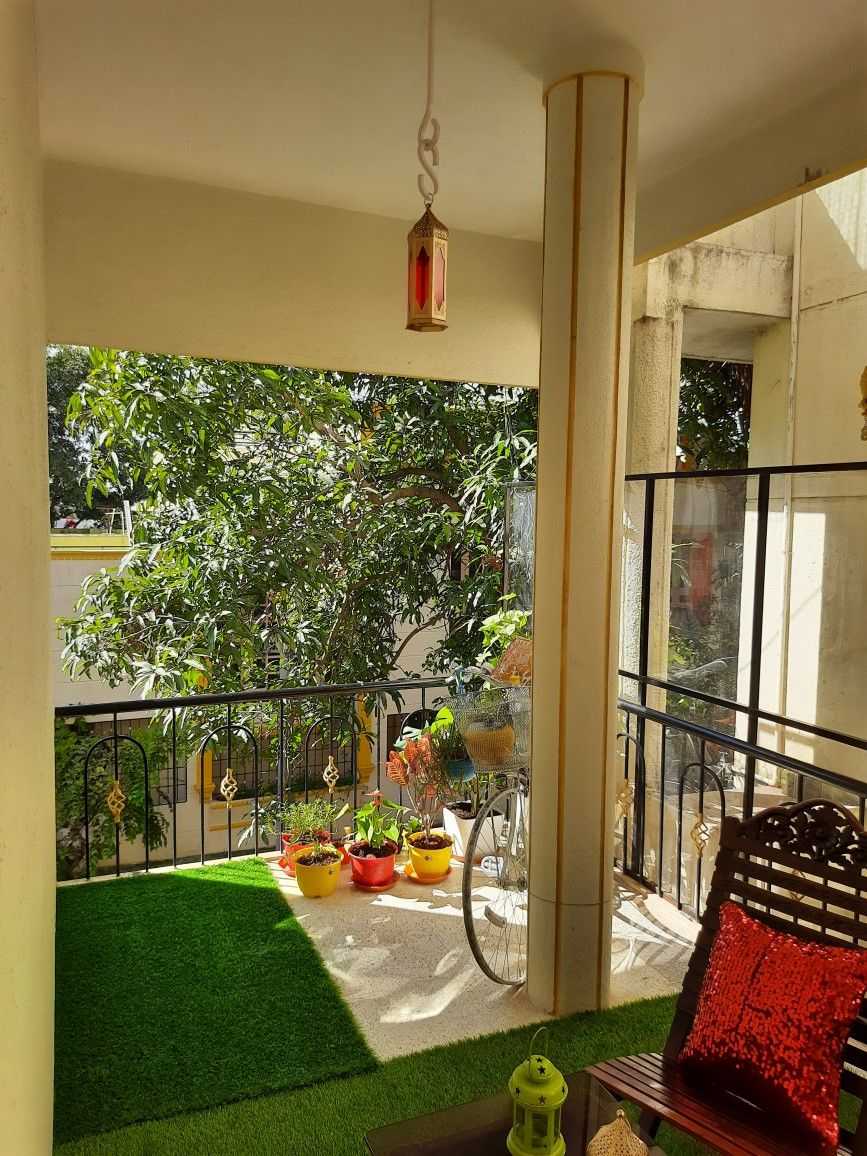 Modern Minimalistic Balcony Garden Designs in Chennai image 4
