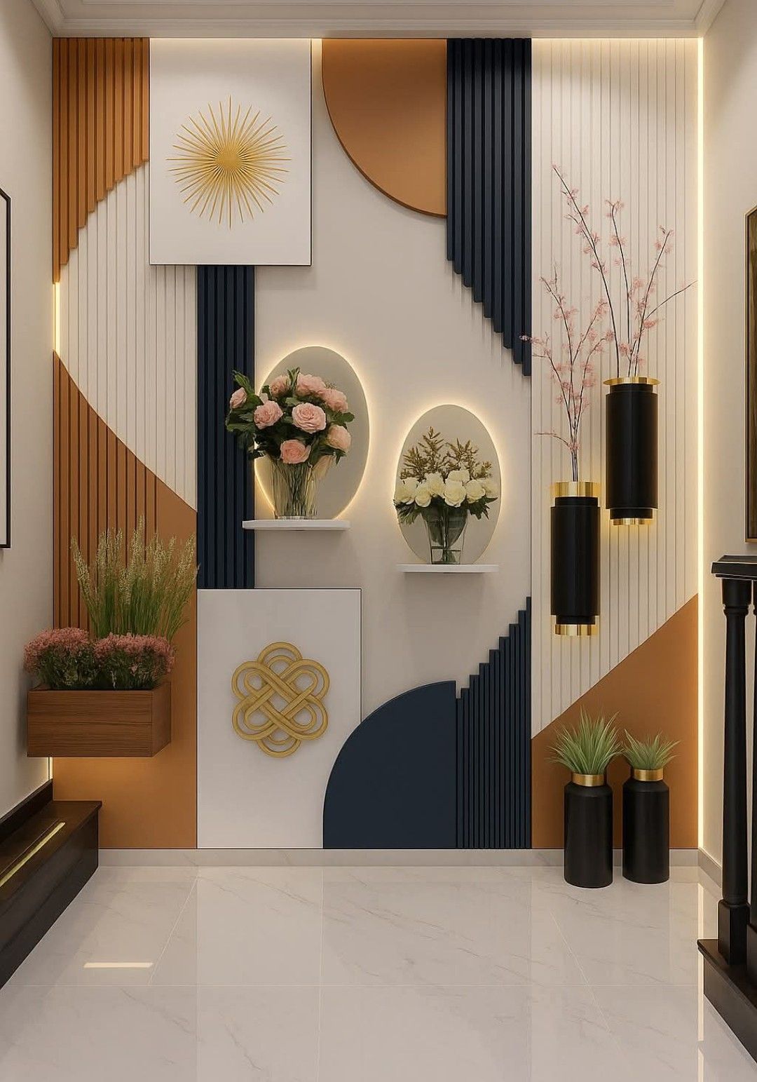 Living Room Wall Panelling Experts in Chennai image 5