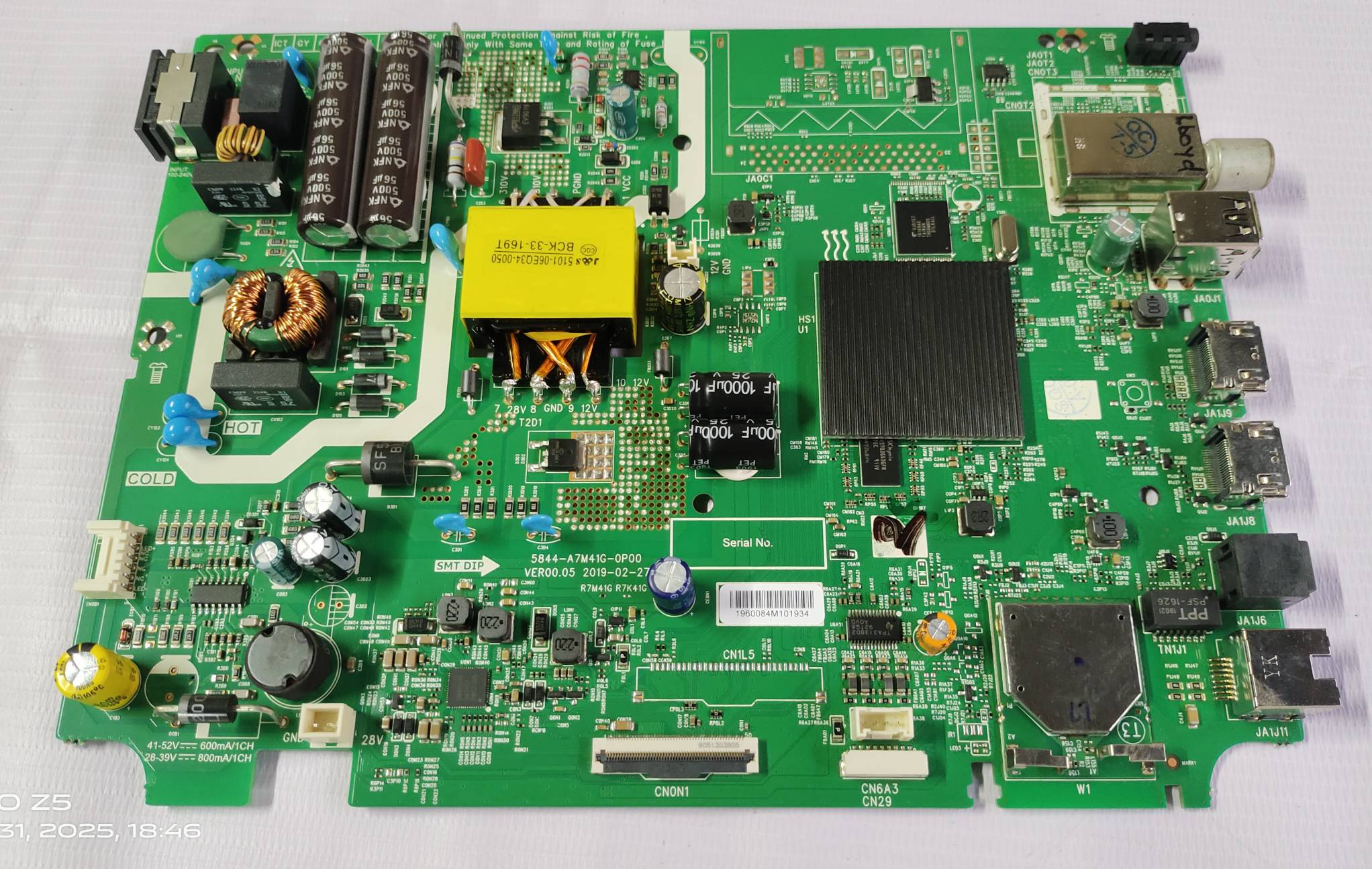 Lloyd 32 Android Board, MAIN BOARD, Mother Board, Combo Board #WB04 image 3