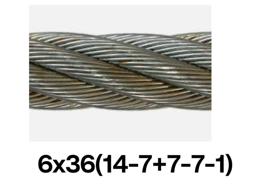 Steel wire rope (6x36),6x36(14-7+7-7-1) image 2