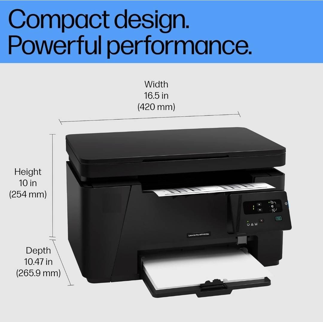 HP LaserJet M126a Monochrome Multifunction Printer image 2