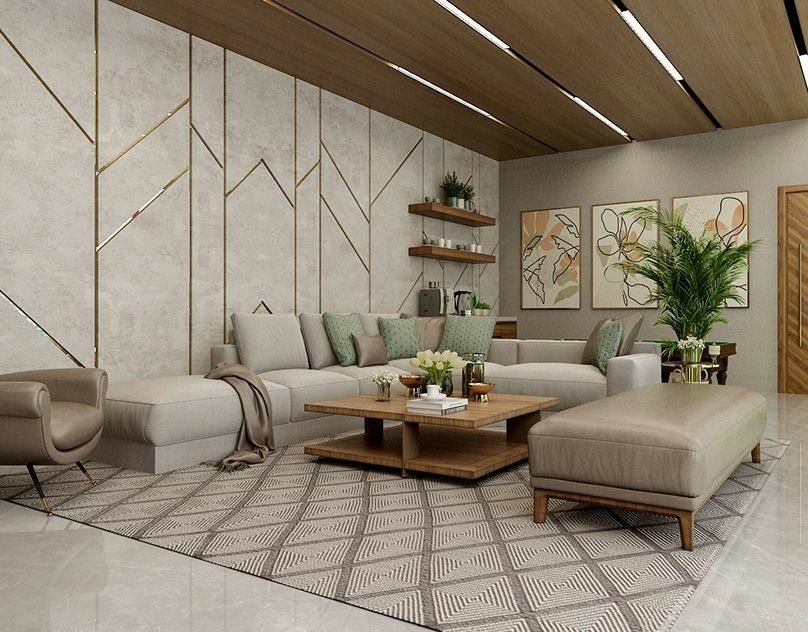Living Room Wall Panel Design Chennai image 2