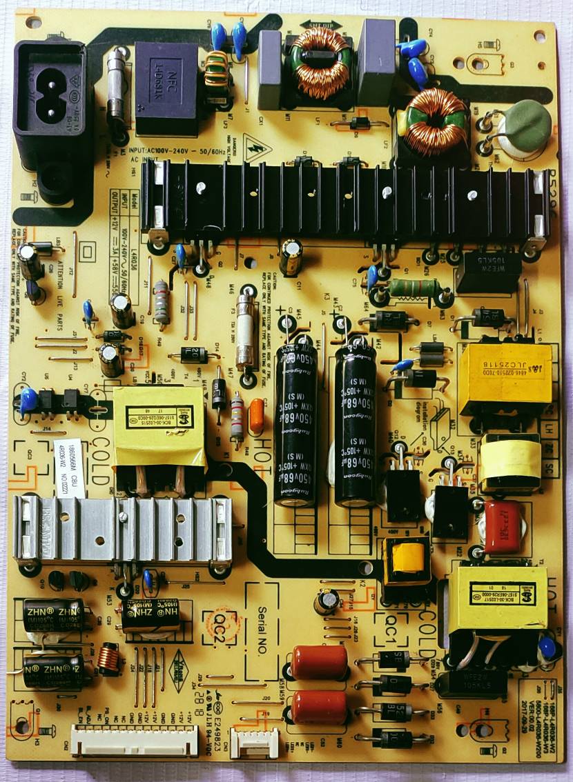 LLOYD L43U2A0KA POWER SUPPLY BOARD, SMPS BOARD #Wb29 image 2