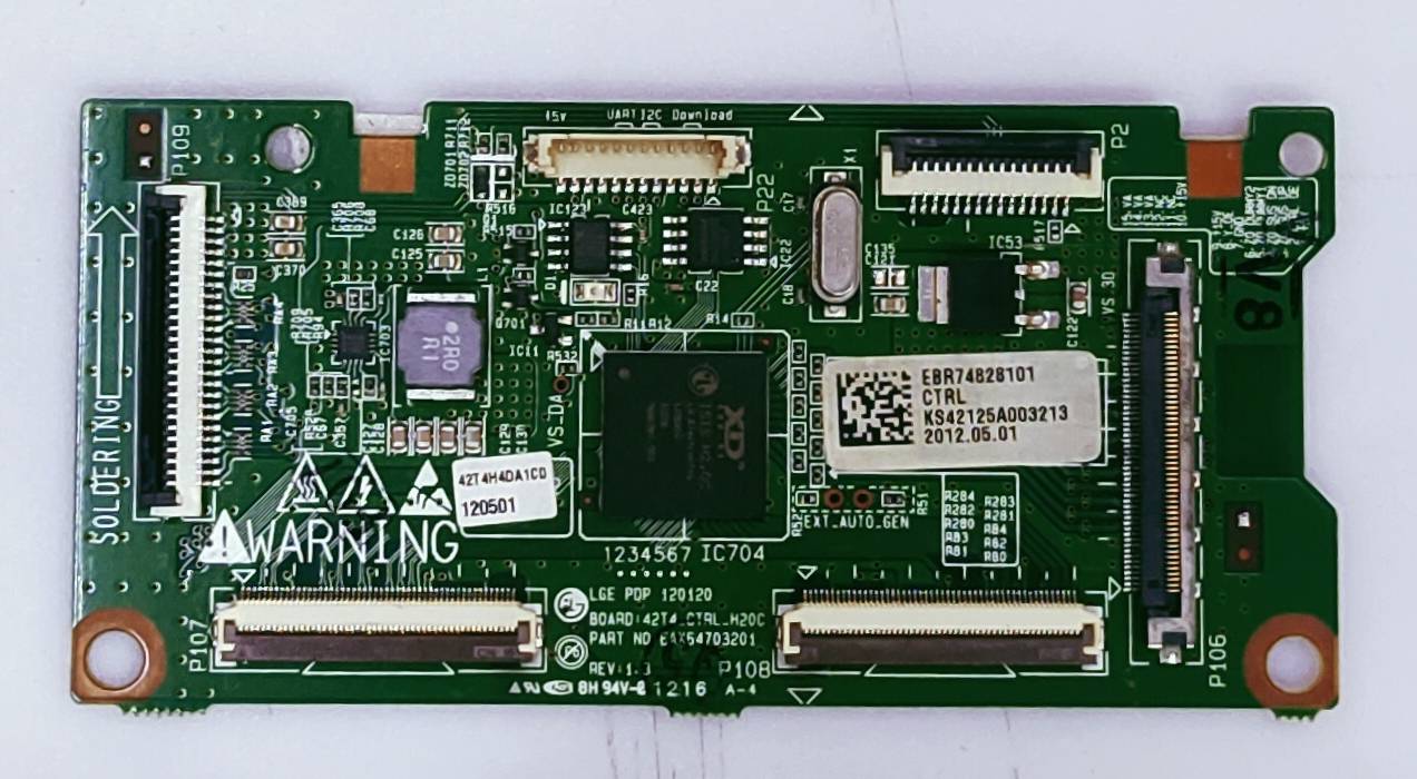 LG Plazma 42PA4520 Logic Barod Part No. EBR 74828101 Ctrl image 3