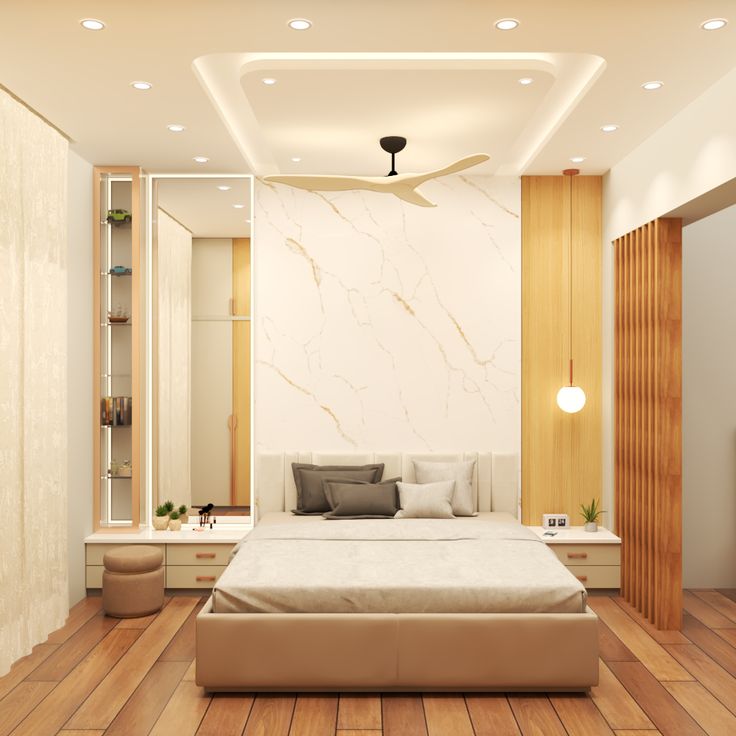 Trendy Wall Panel Interior Chennai Homes image 5