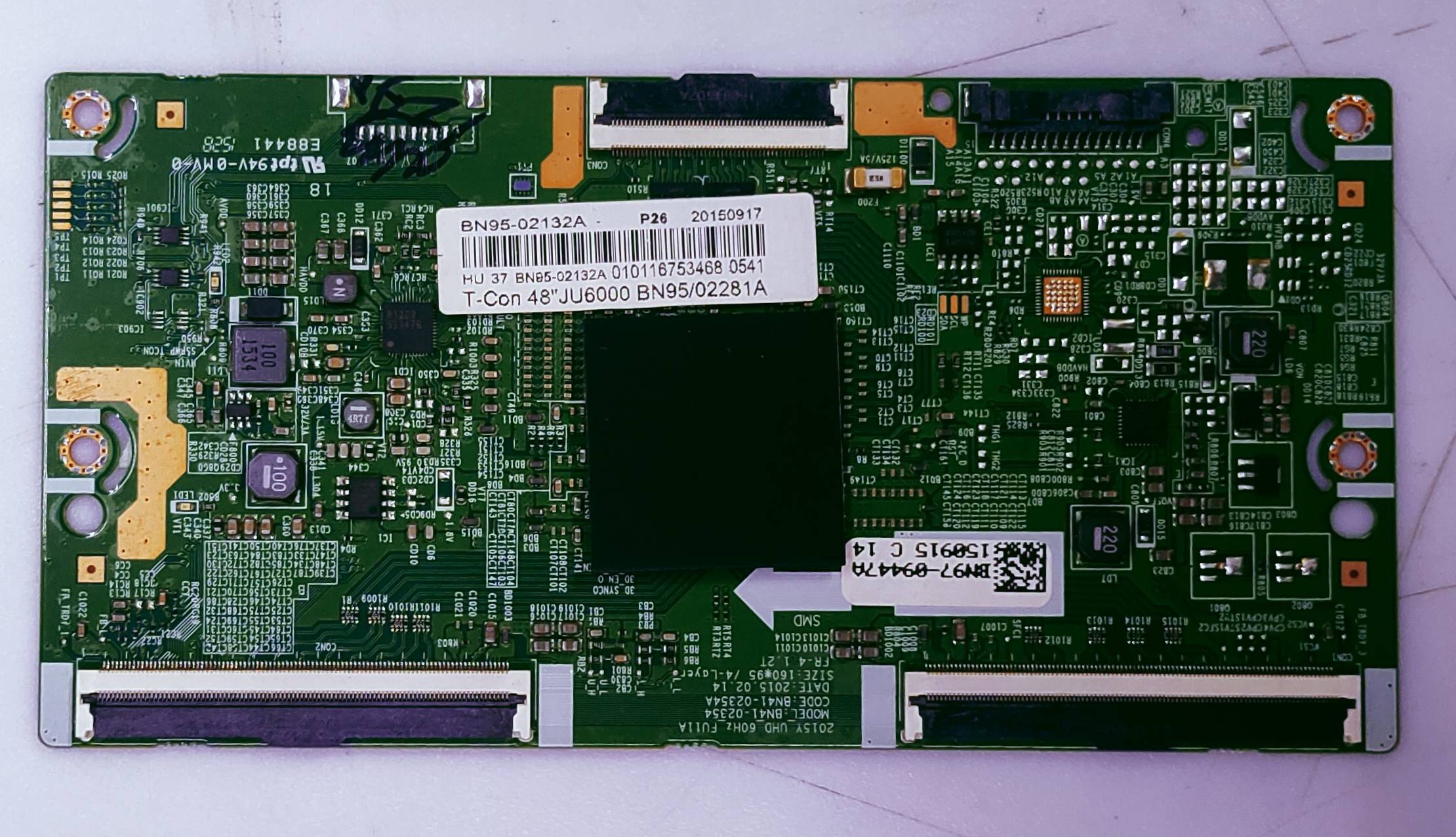 Samsung UA48JU600 T-con Barod Parts No.BN95-02132A image 6