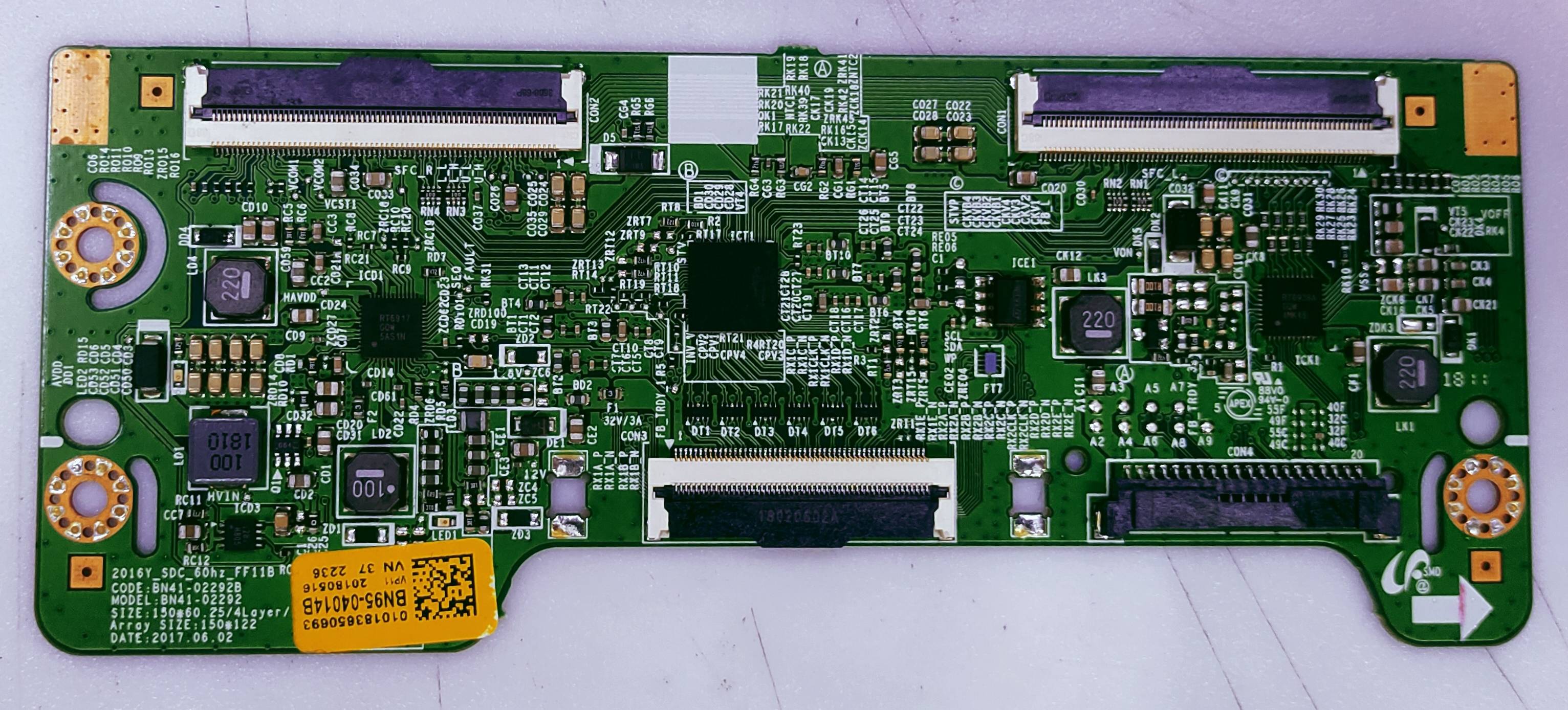Samsung UA32M5570AULX T-con Board Part No.BN95-04014B image 3