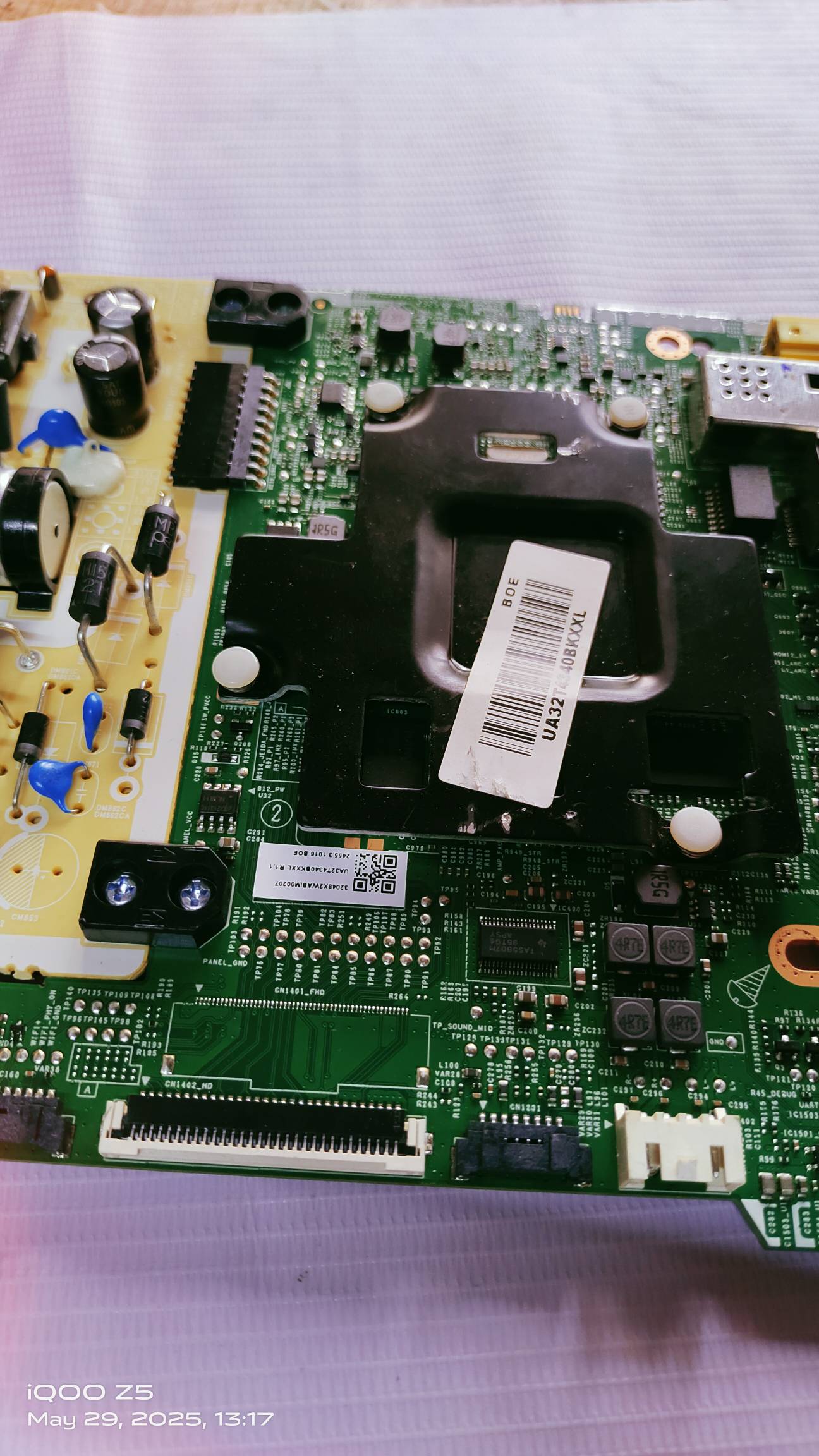 Samsung UA32T4310AKXXL , UA32T4340BKXXL ,UA32T4350BKXXL Android Main, Mother Board #WB03 image 3
