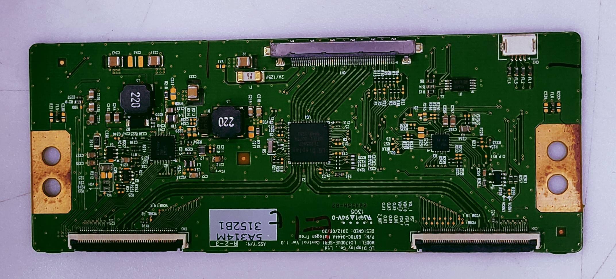 LG 47LN5710-TE Led Tv Fhd Tcon No.LC4700UE-SFRL Control Ver1.0 P/N.6870C-0444A image 4