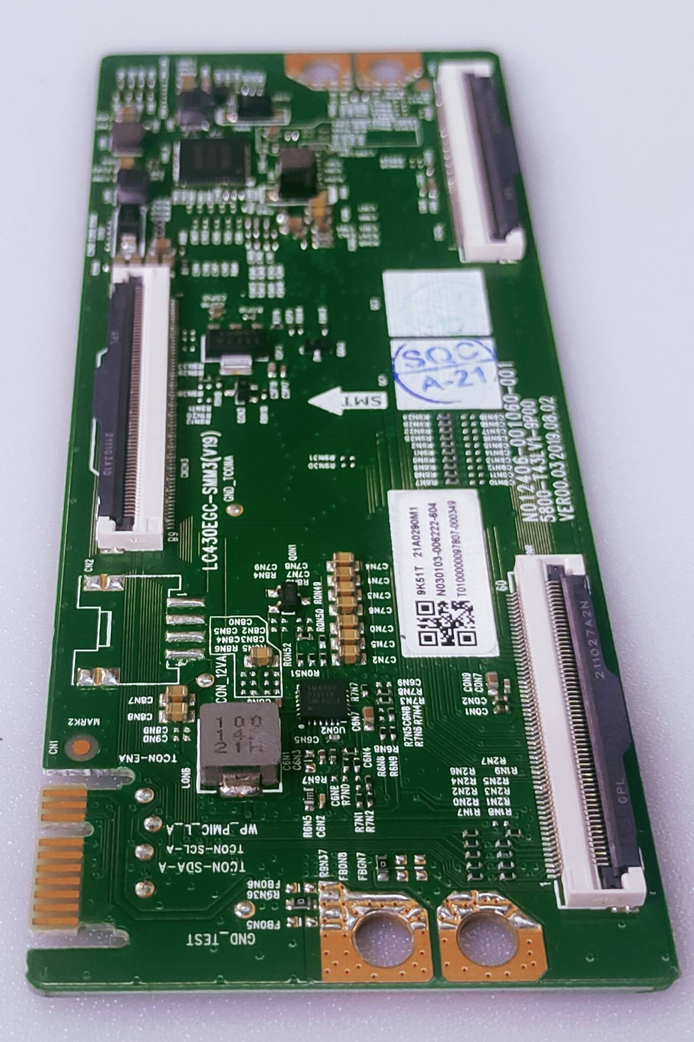 LG 43 INCH 4K LED TV TCON Part Number E162M917-C1 image 3