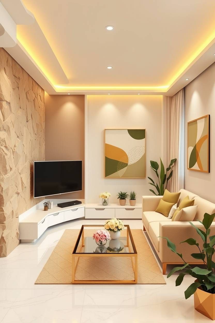 Classic Living Room Interior Design Chennai Styles image 3
