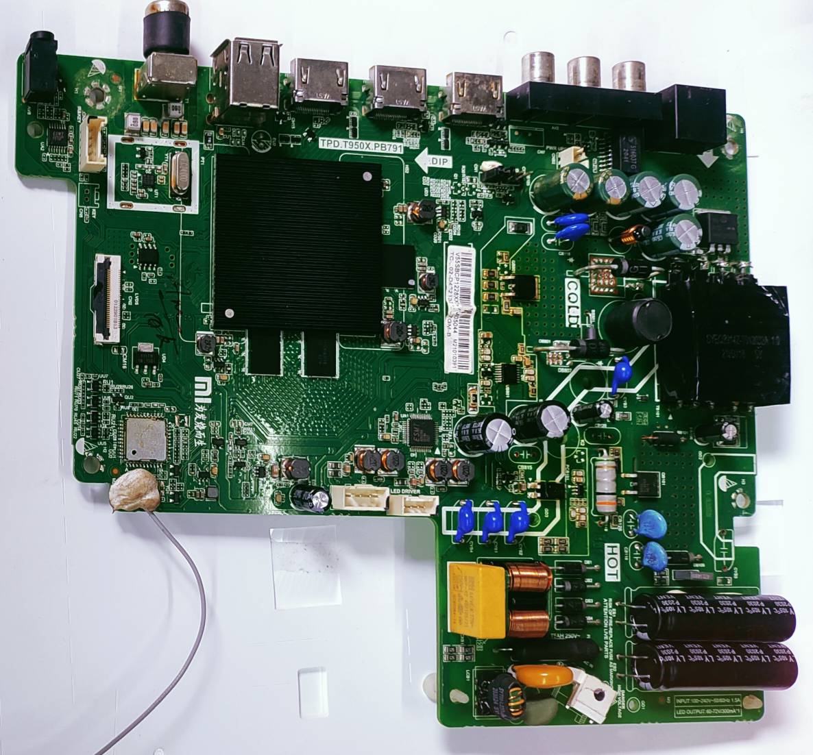 MI LED TV Andirod L32M5-AL Mother Board, MI LED TV Andirod L32M5-AL Main Board, MI LED TV Andirod L32M5-AL Main PCB Board,  image 3