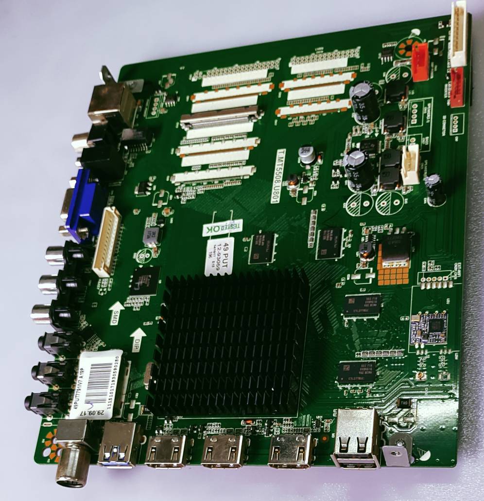 VIDEOCON 4K ANDROID LED TV UHDTVVNB55Q519SA Mother Board, VIDEOCON 4K ANDROID LED TV UHDTVVNB55Q519SA Main Board, VIDEOCON 4K ANDROID LED TV UHDTVVNB55Q519SA Main PCB Board, #wb45 image 4