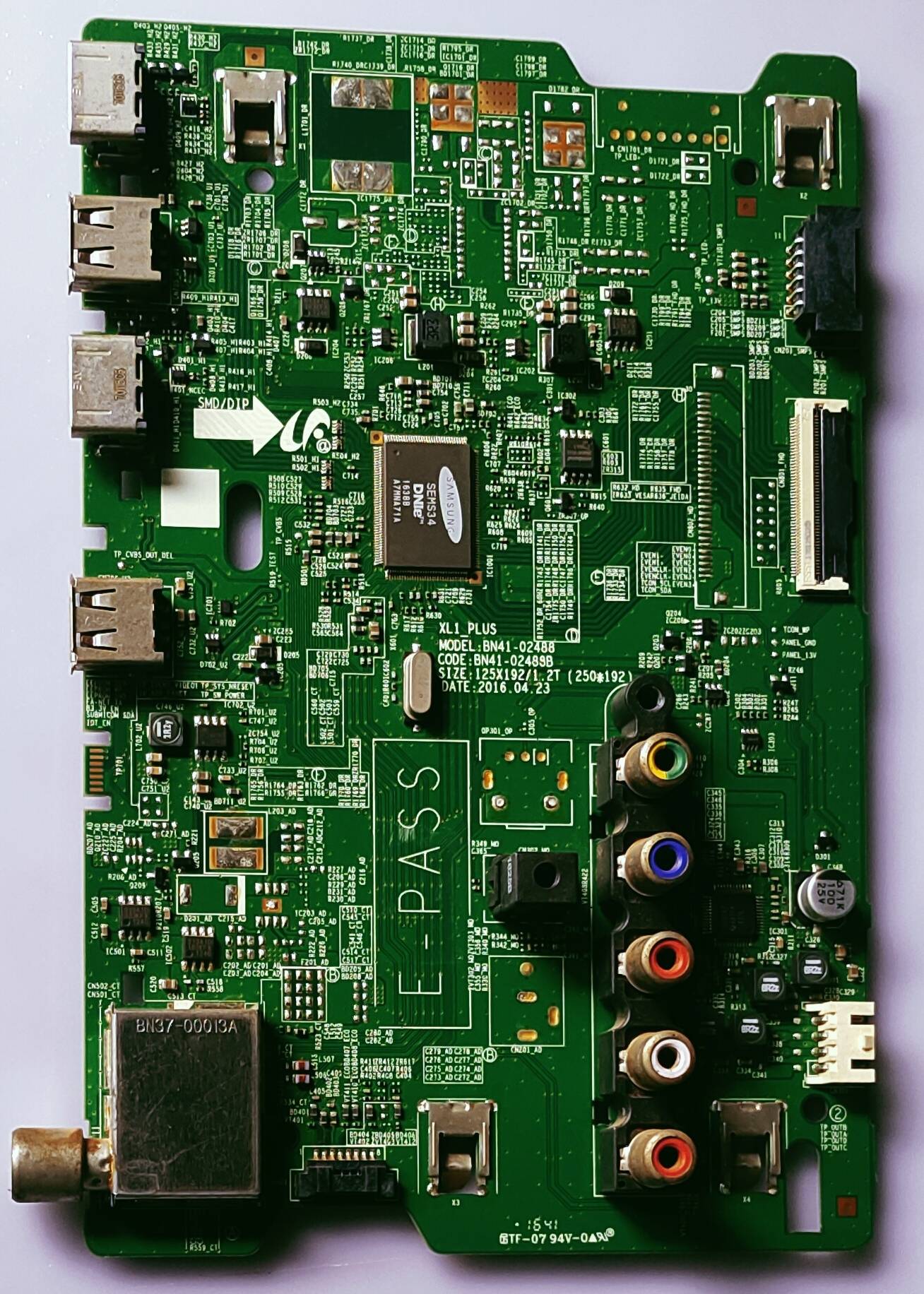 Samsung Android Led TV UA40K5100ARXL Mother Board, Samsung Android Led TV UA40K5100ARXL Main Board,  image 2