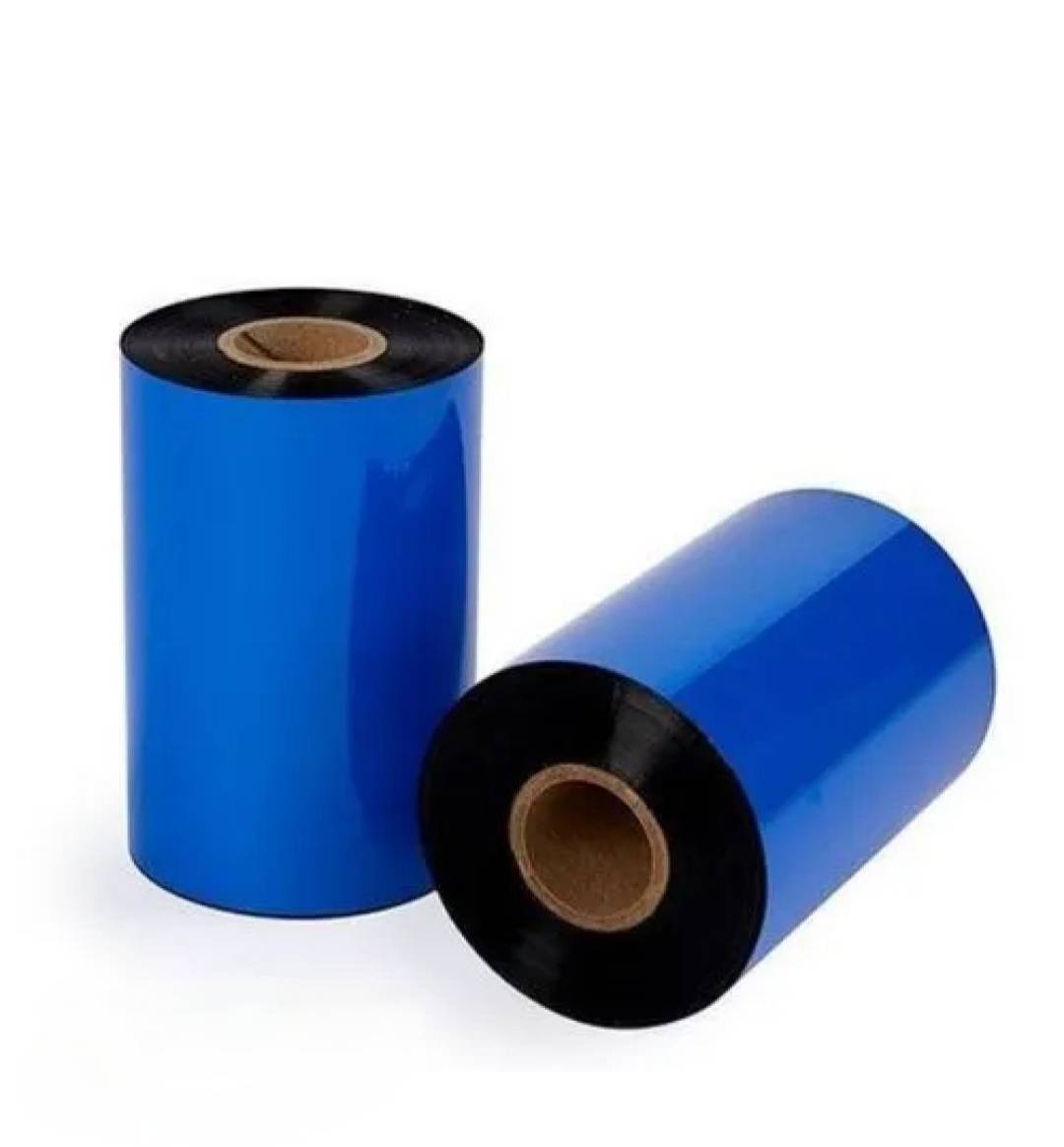 Wax Ribbon 105mm x 300m (Ink Out, 1 Inch Core) | Compatible with Zebra, TSC, Godex Barcode Label Printers | Pack of 1 image 3