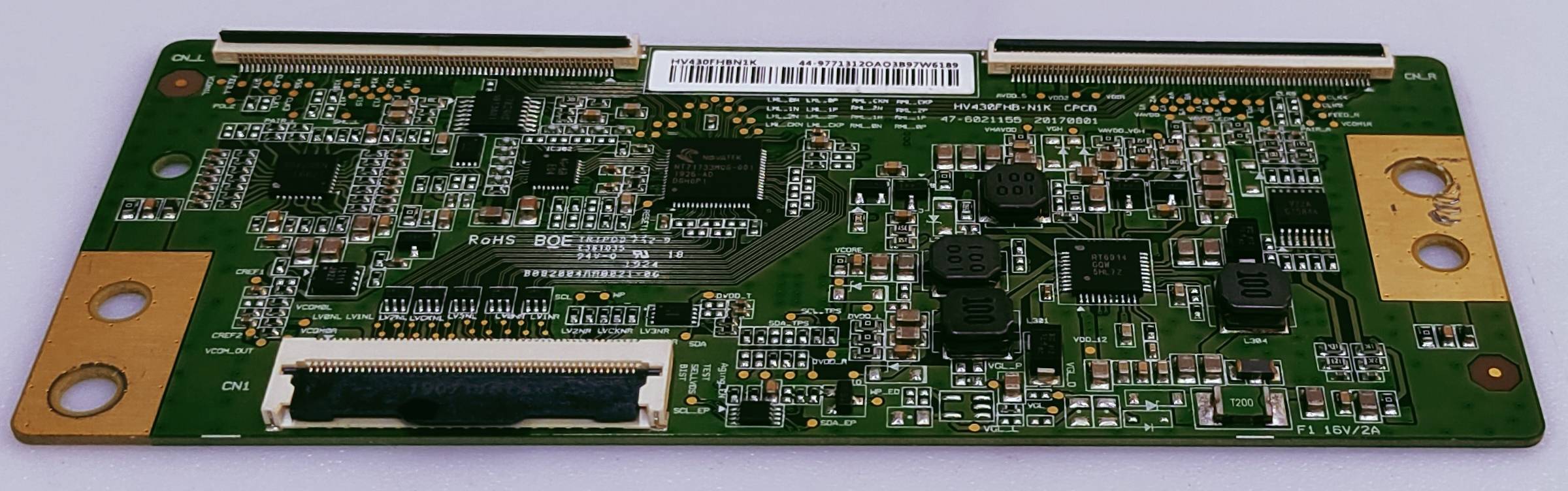 SONY 43W672G LED TV TCON PART NUMBER HV43FHBN1K  image 2