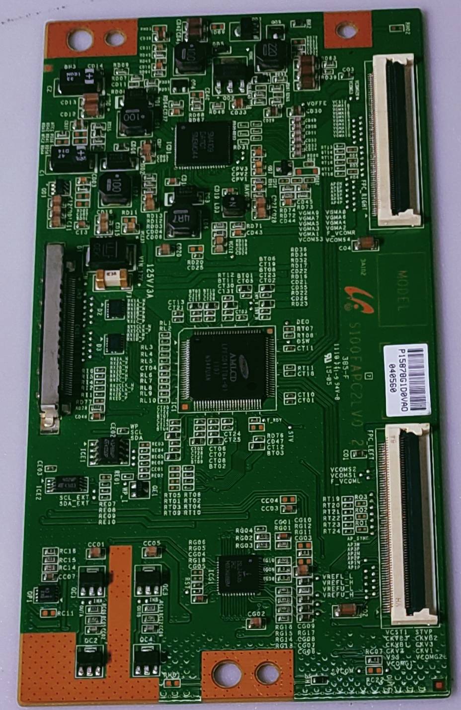 SAMSUNG 32D550 LED TV FHD TCON PART NUMBER S100FAPC2LV0.2 image 6