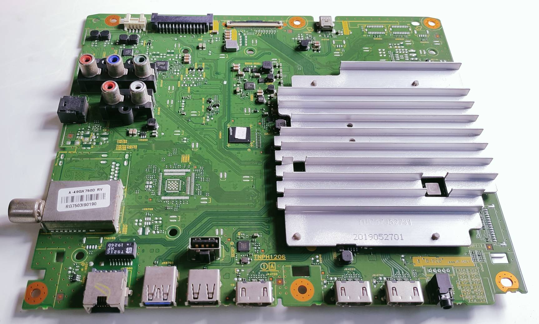 Panasonic TH-49GX760D 4K Android LED TV Motherboard, Main Board, Main PCB image 4