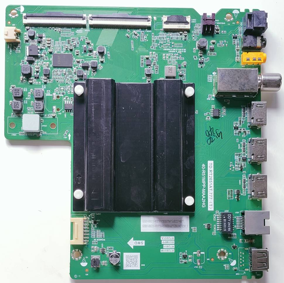 TCL/Iffalcon IFF55U64 Google LED TV New Motherboard, Main Board, Main PCB (TD.RT2851AT.777 (T)) image 5