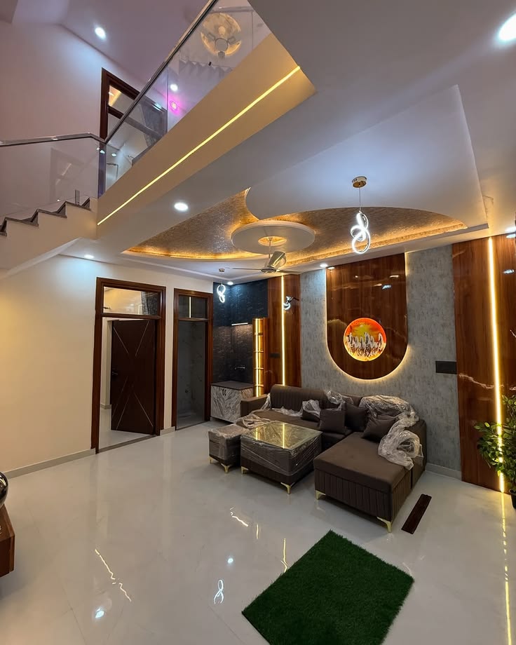 Elegant Living Room Interior Design in Chennai Homes image 5